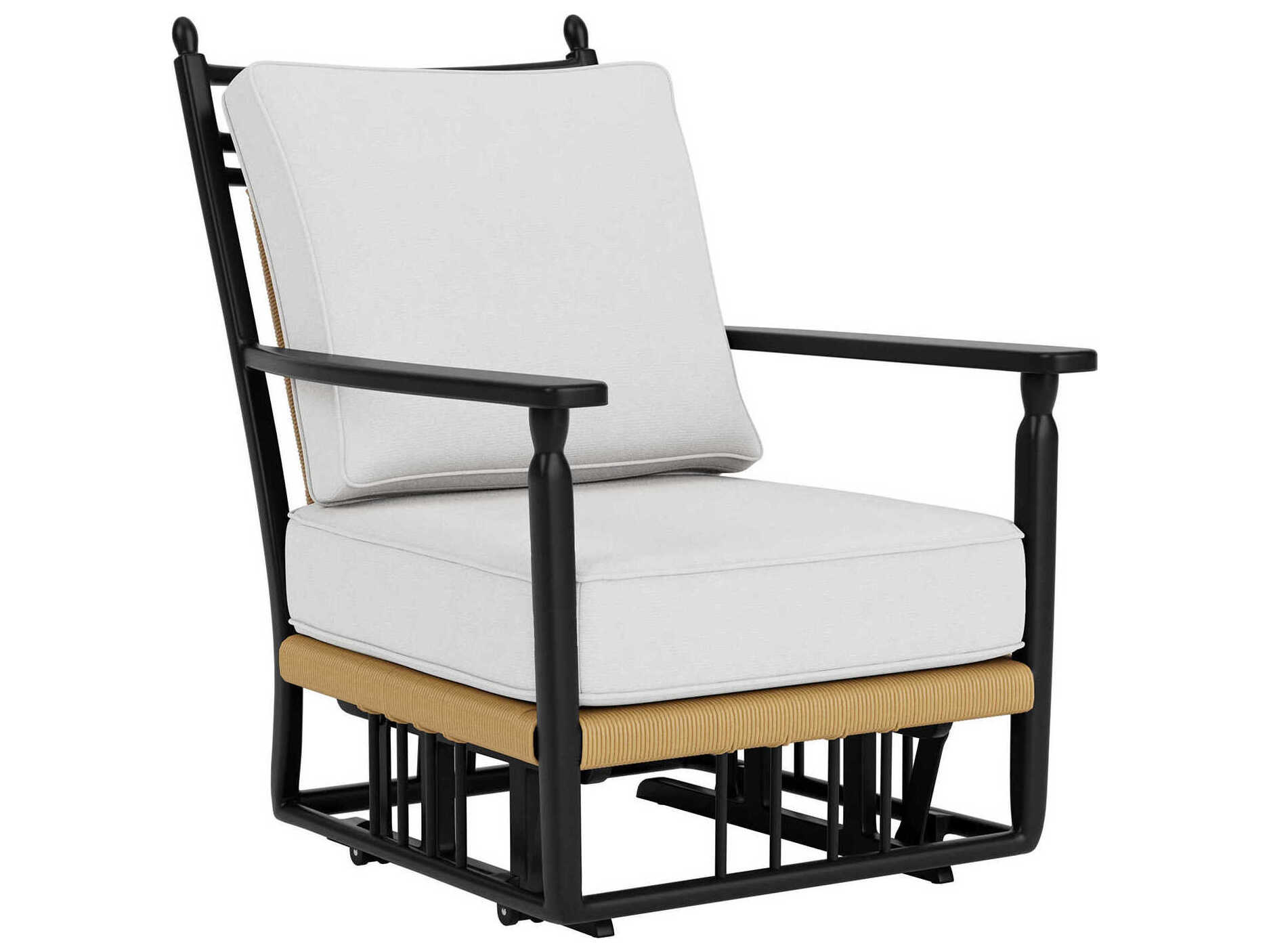 Lloyd Flanders Low Country Aluminum Glider Patio Lounge Chair LF77065