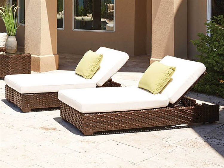 Lloyd Flanders Contempo Wicker Outdoor Chaise Lounge LF38023
