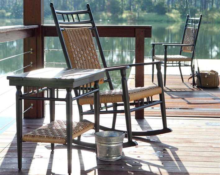 Lloyd Flanders Low Country Aluminum Dining Arm Chair 77001