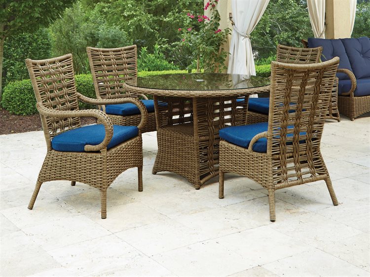 Lloyd Flanders Magnolia Wicker Dining Set MGNLIADINSET2