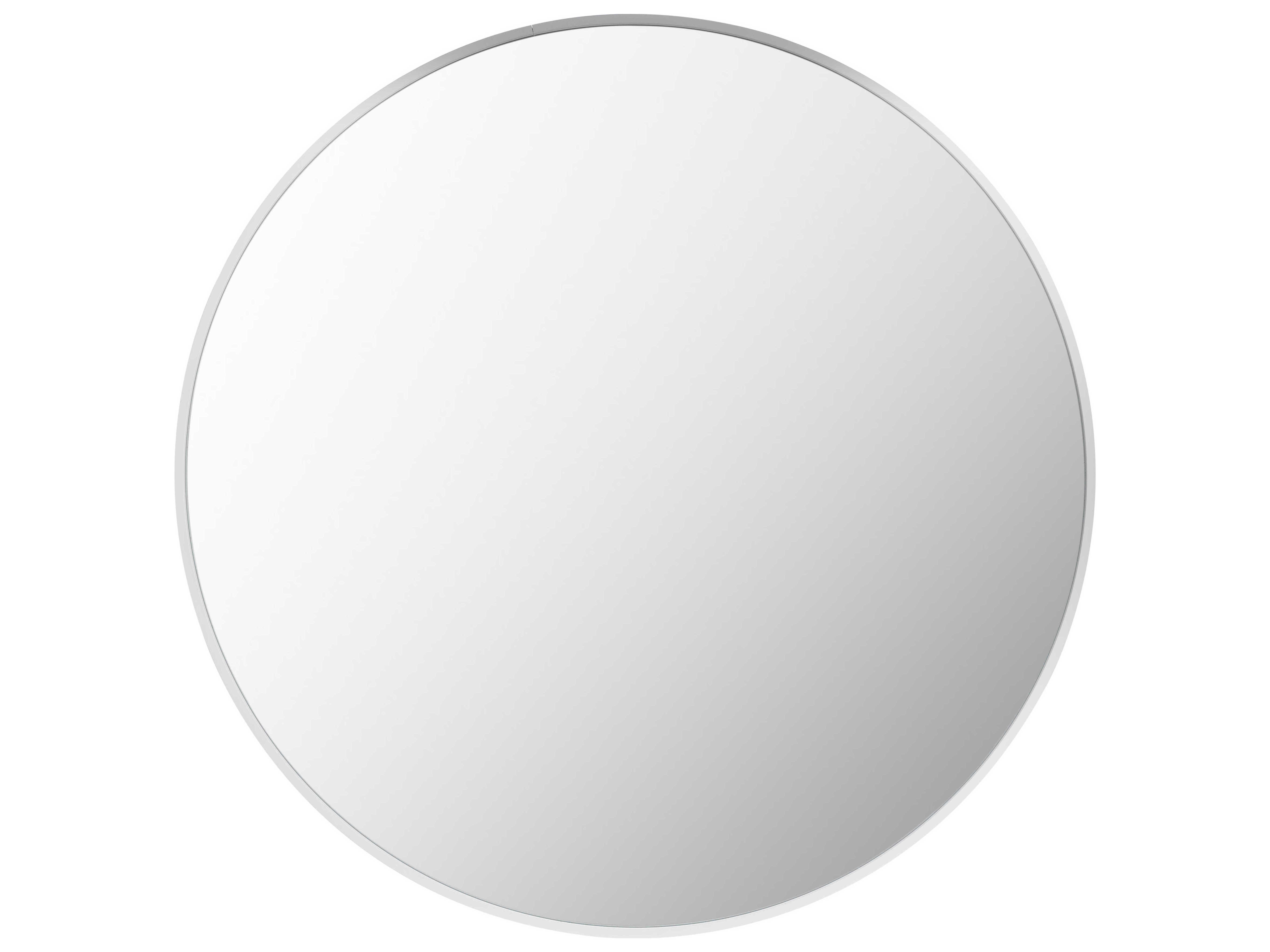Livabliss Aranya White Wall Mirror Round LIVRAY0412727
