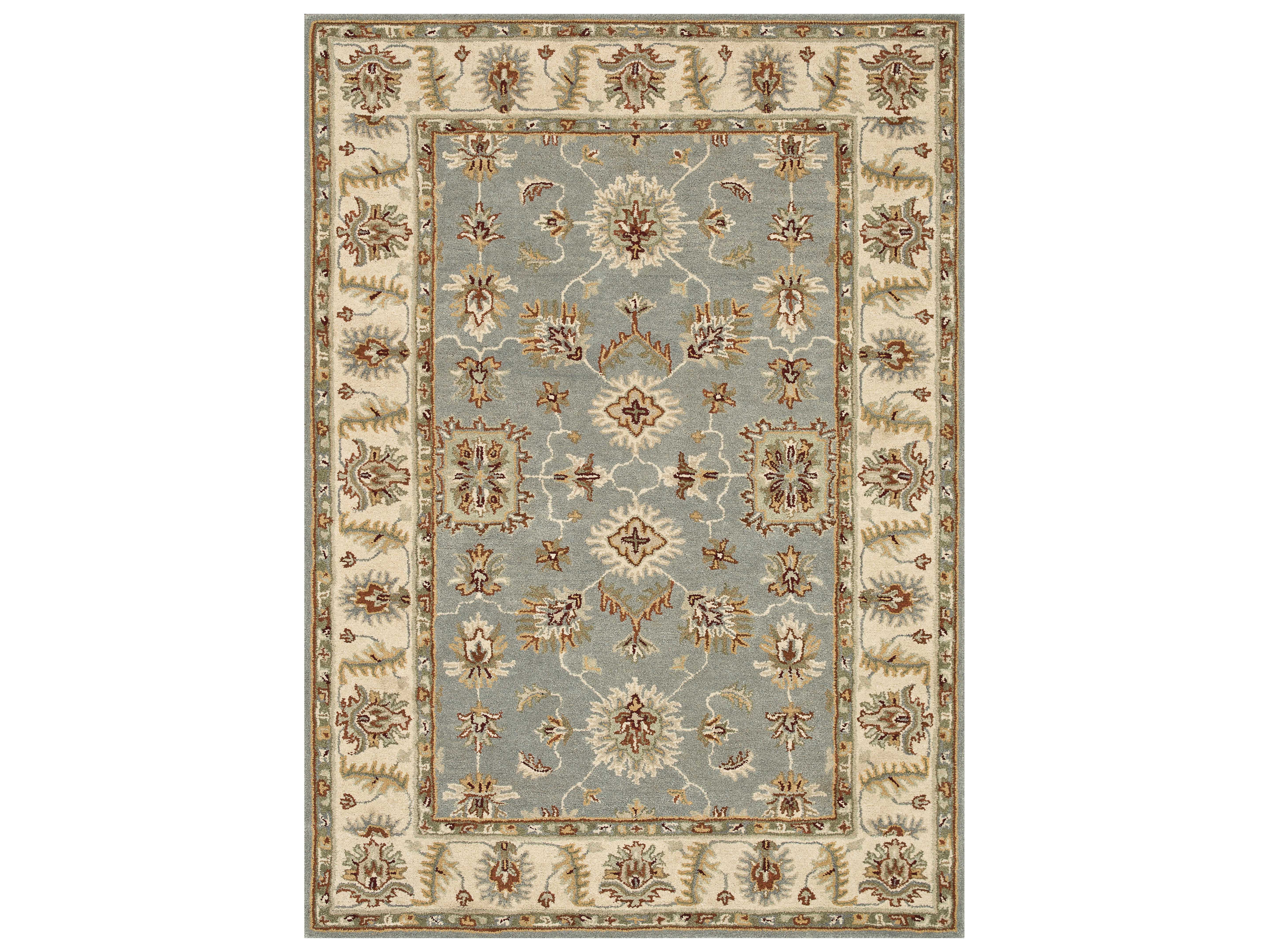 Loloi Rugs Fairfield HFF05 Rectangular Slate / Cream Area Rug LLFAIRHFF05SLCRREC
