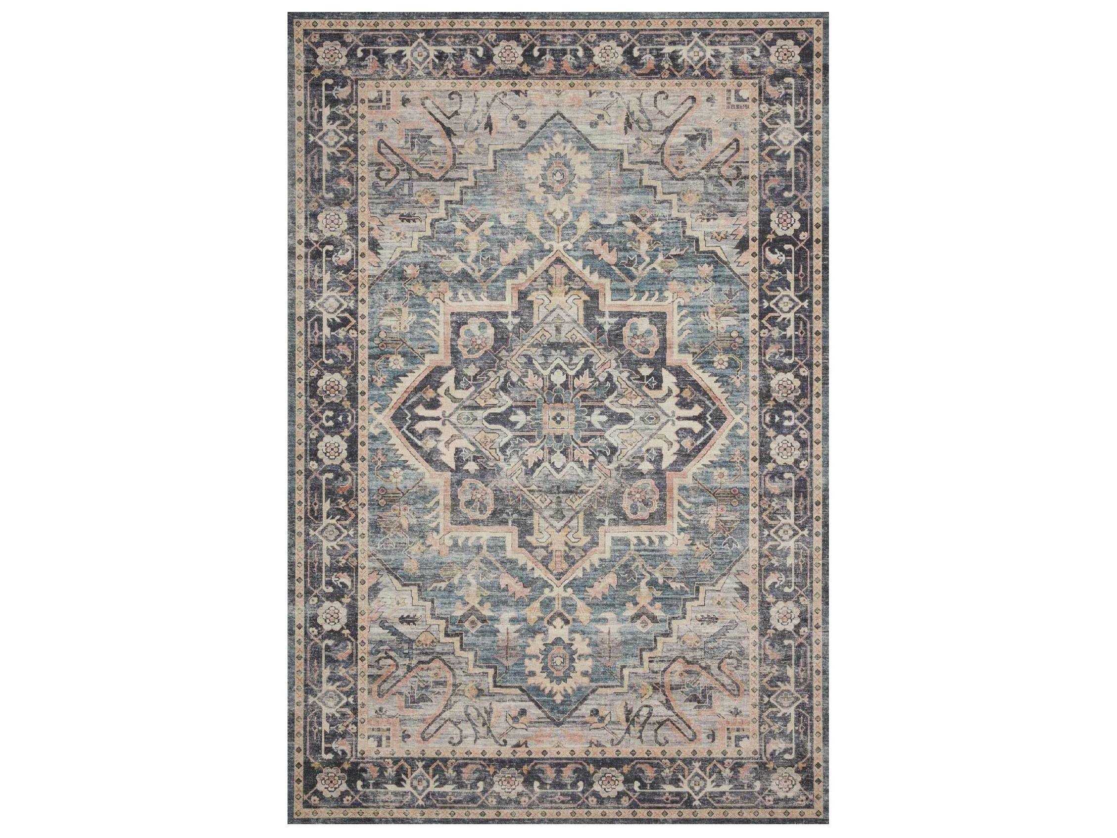 Loloi II Rugs Hathaway Bordered Area Rug LLLHATHHTH01NVML