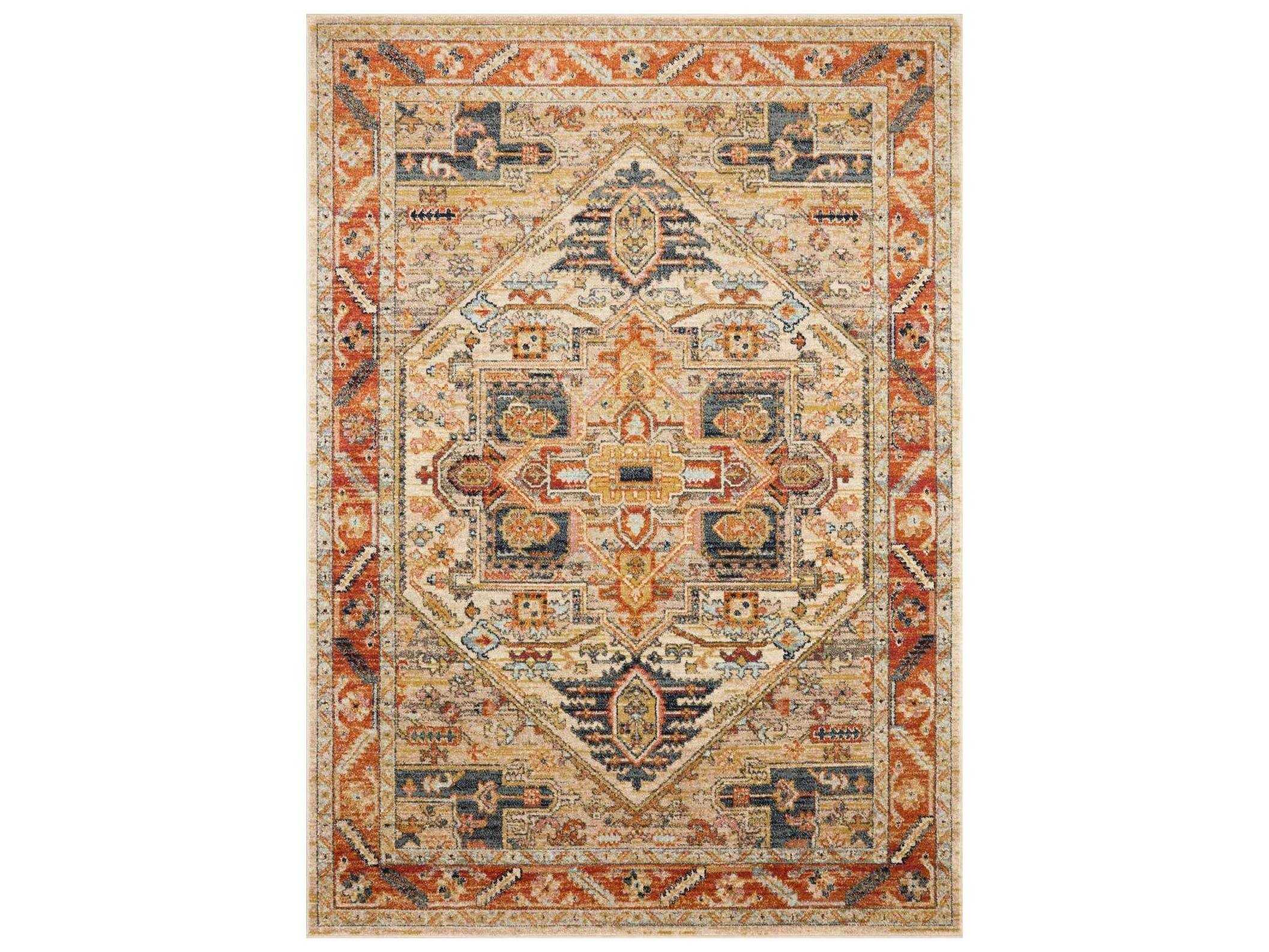 Loloi II Rugs Jocelyn Sand / Multi Area Rug LLLJOCEJOC01SAML
