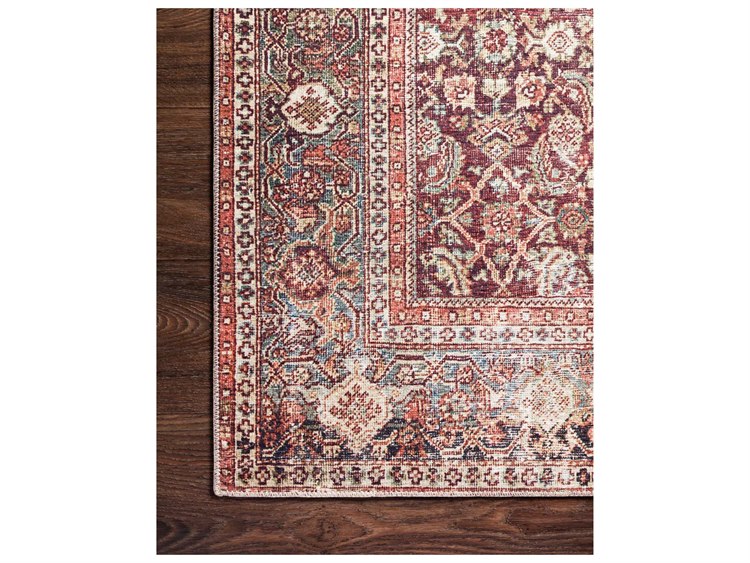 Loloi II Rugs Layla Cinnamon / Sage Rectangular Area Rug LLLLAYLLAY11CMSG