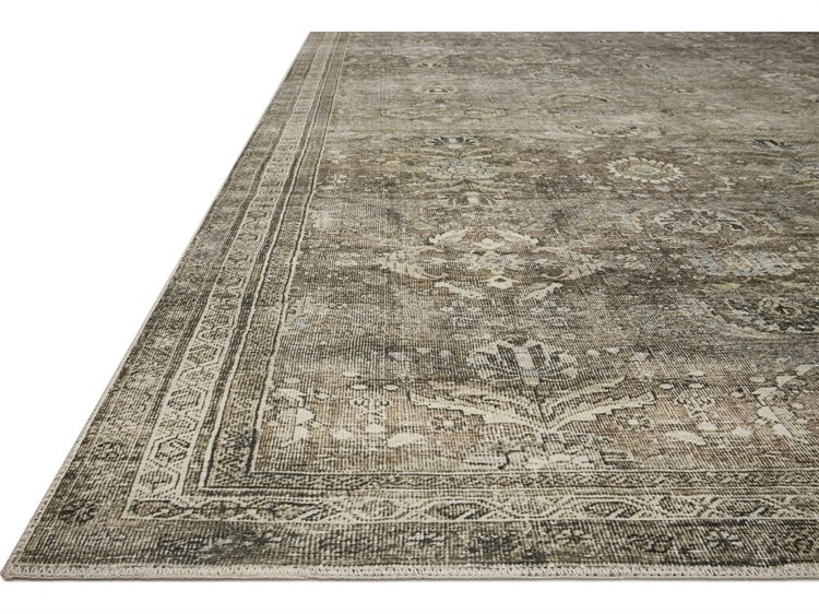 Loloi II Rugs Layla Antique / Moss Rectangular Area Rug LLLLAYLLAY13ANMO