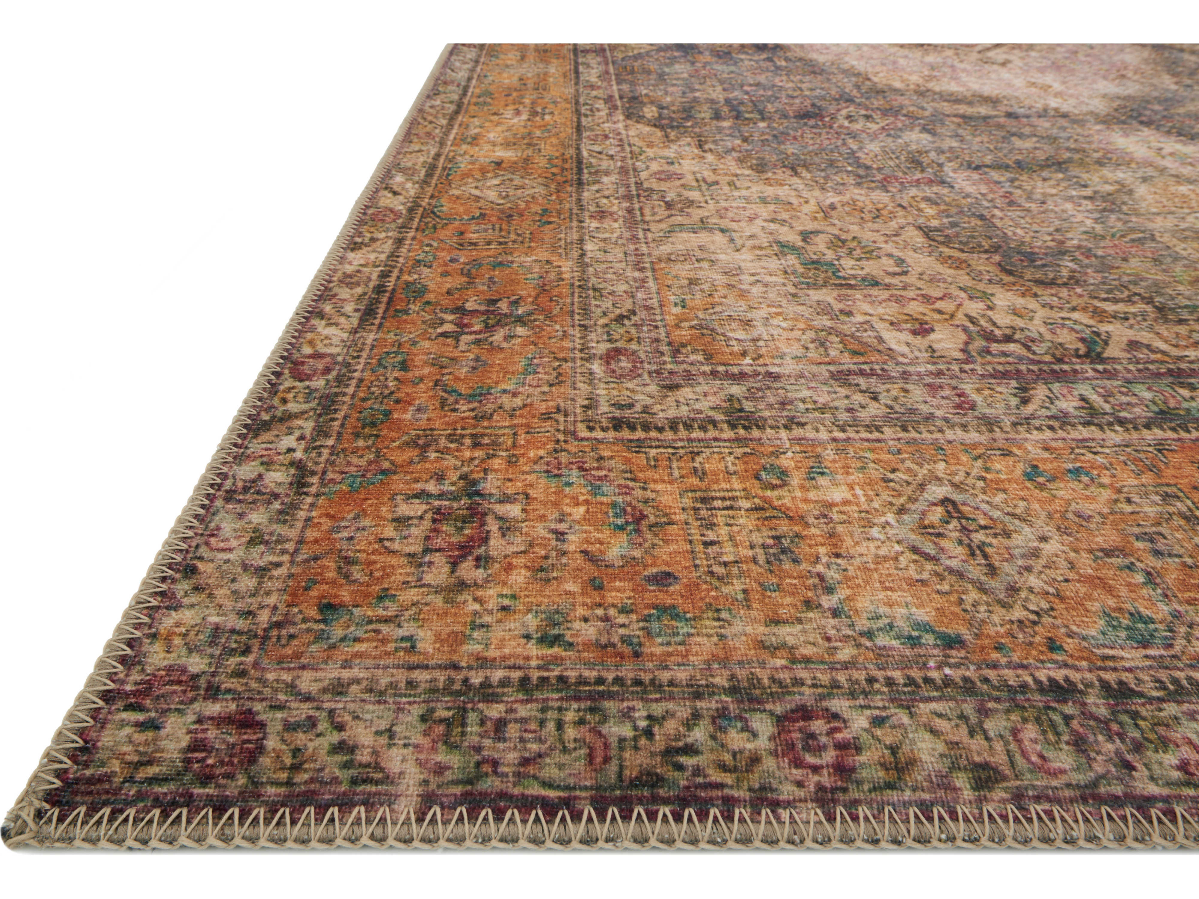 Loloi Rugs Loren Floral Area Rug LLLORELQ02PLMLREC