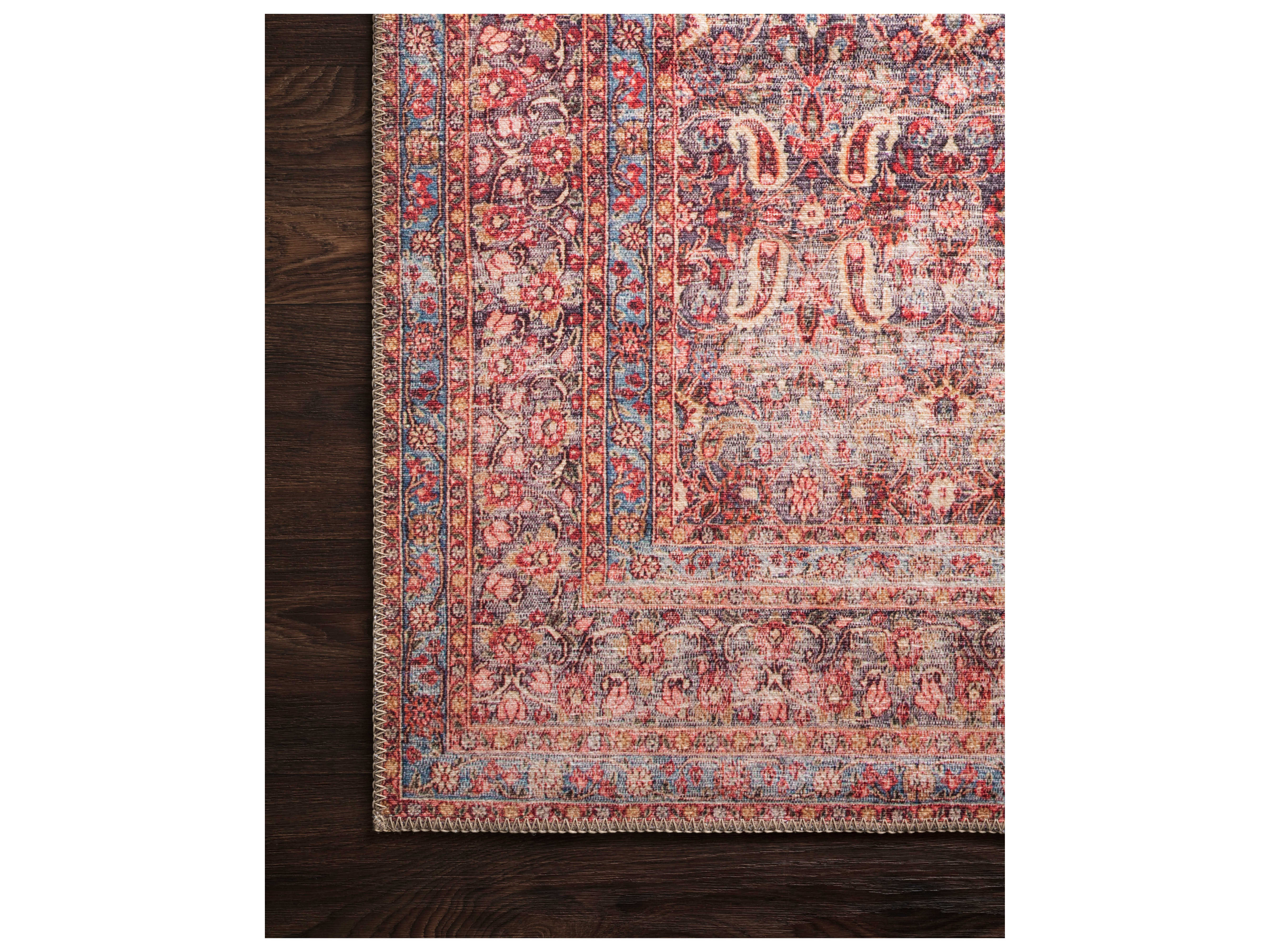Loloi Rugs Loren Floral Area Rug LLLORELQ05EGCSREC