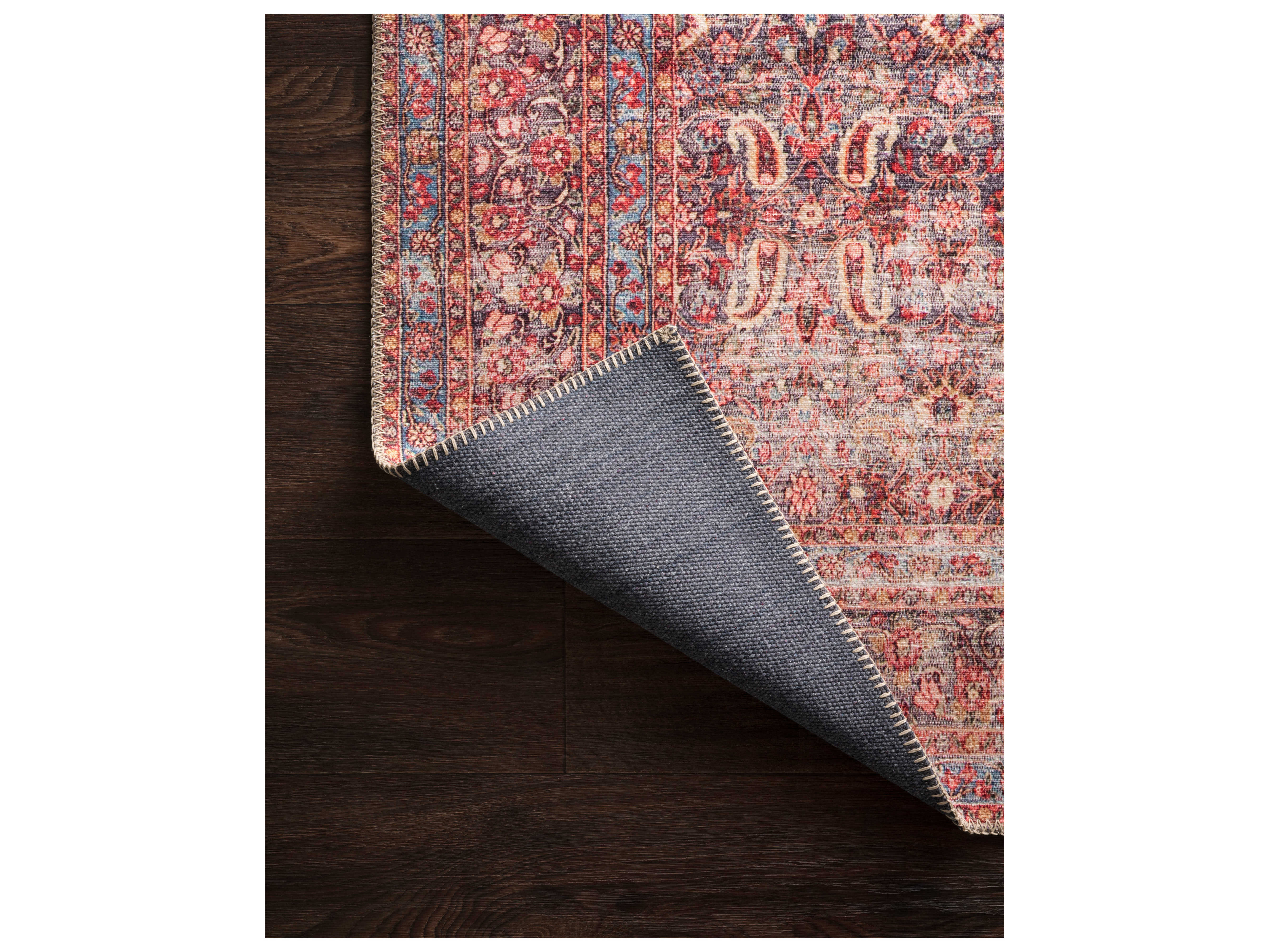 Loloi Rugs Loren LQ05 Eggplant / Crimson Area Rug LLLORELQ05EGCSREC