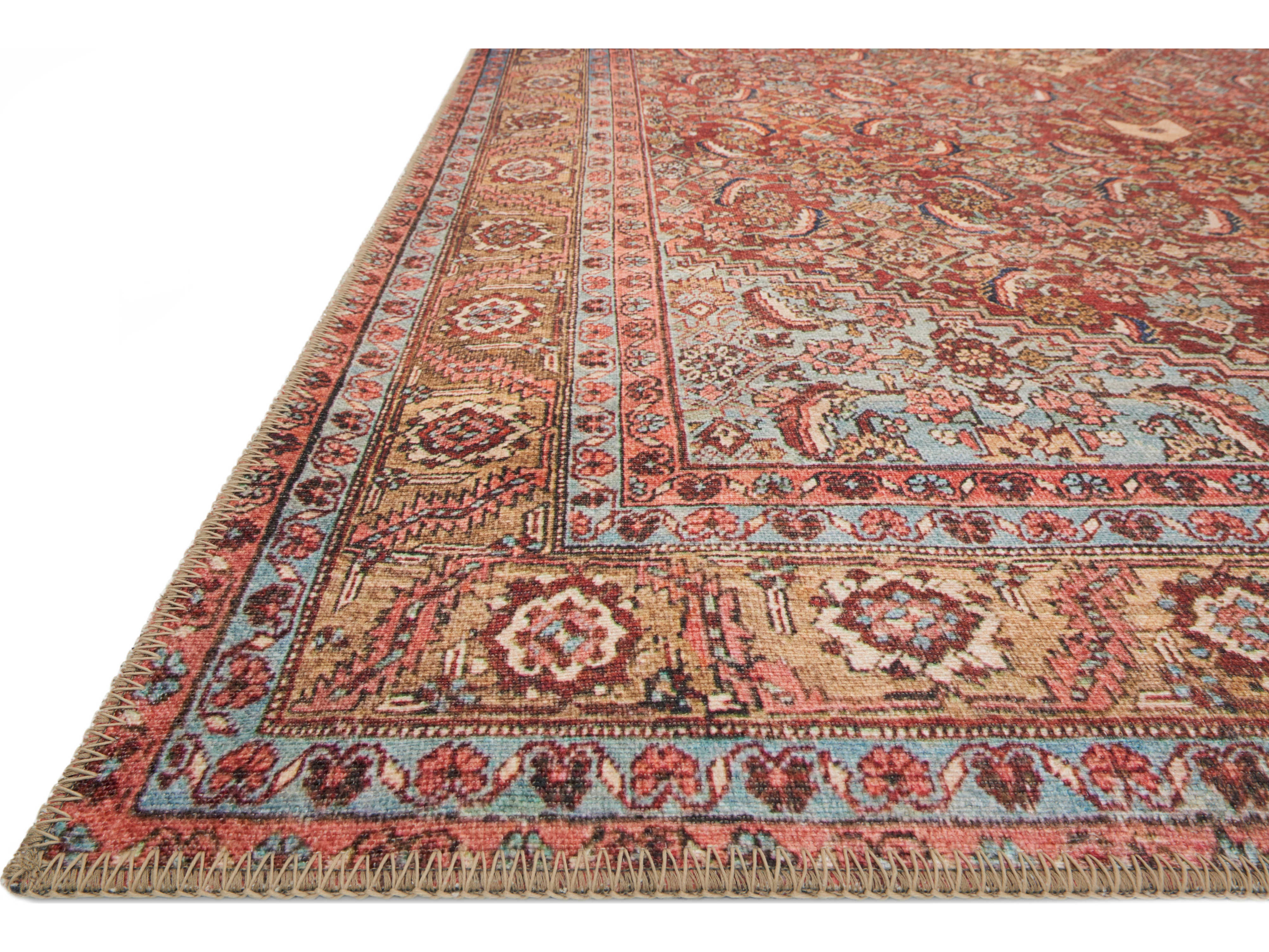 Loloi Rugs Loren Floral Area Rug LLLORELQ06REMLREC