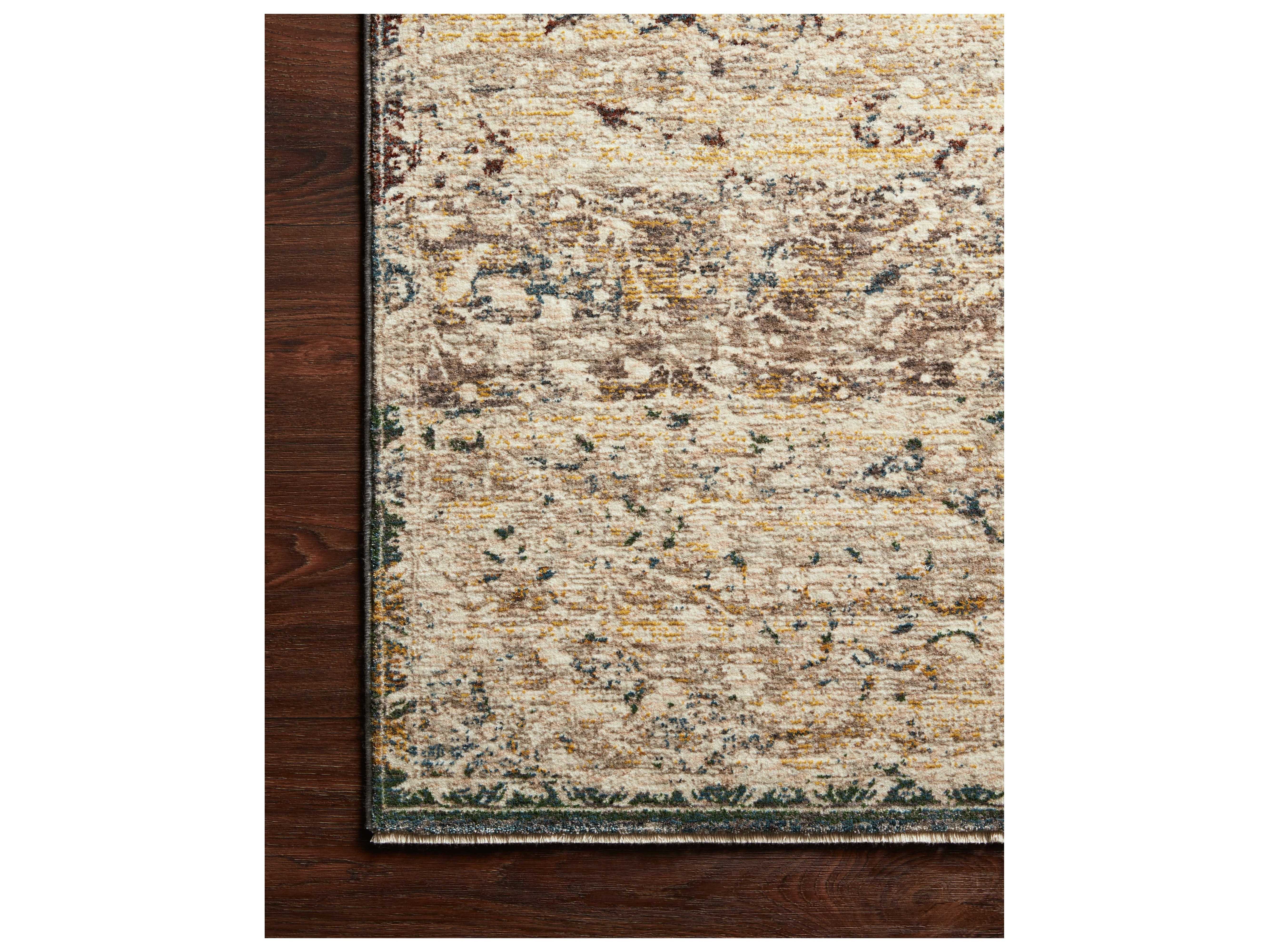 Loloi Rugs Lourdes Floral Area Rug LLLOURLOU06IVML