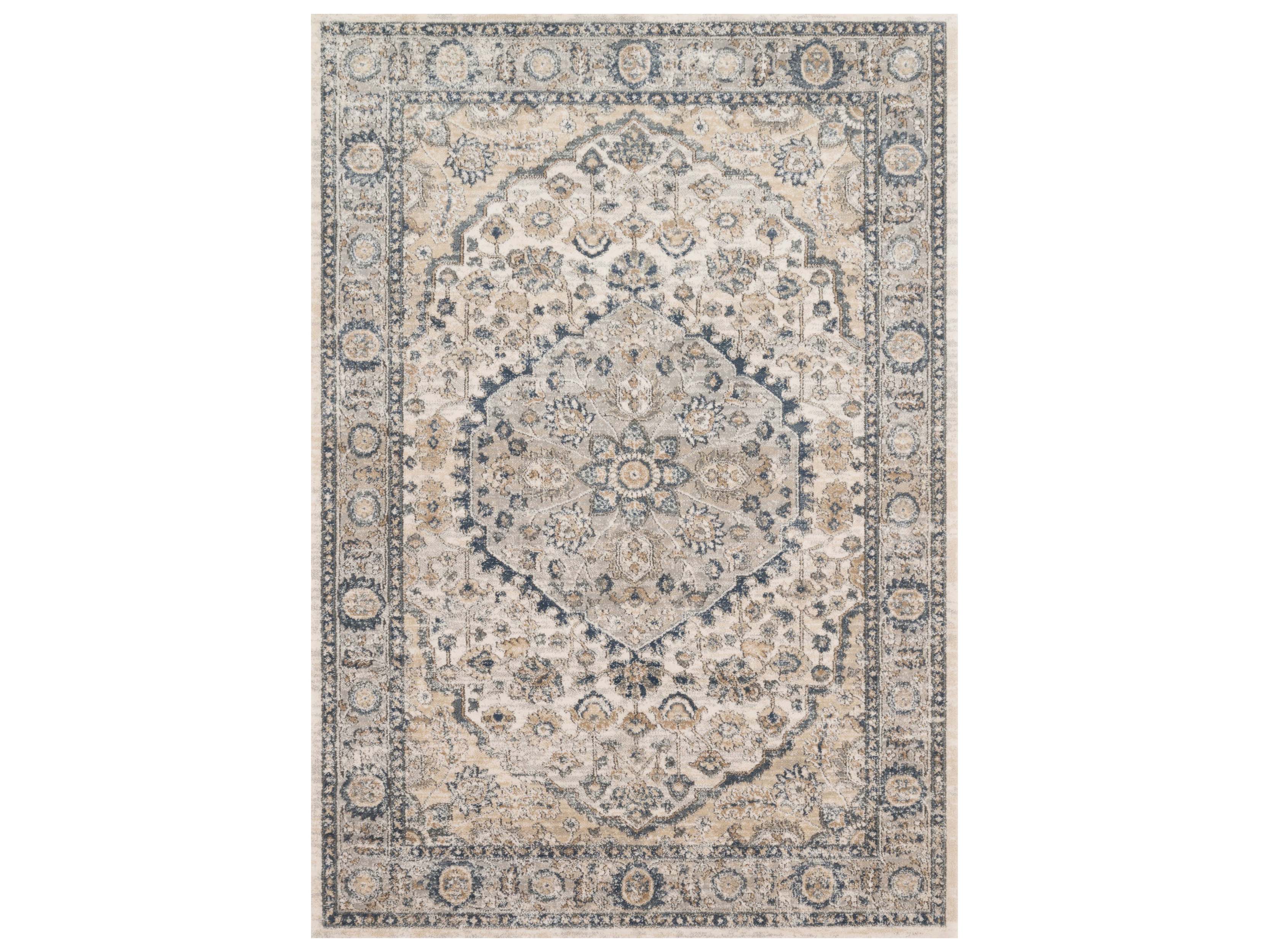 Loloi II Rugs Teagan Bordered Runner Area Rug LLLTEAGTEA01NALC