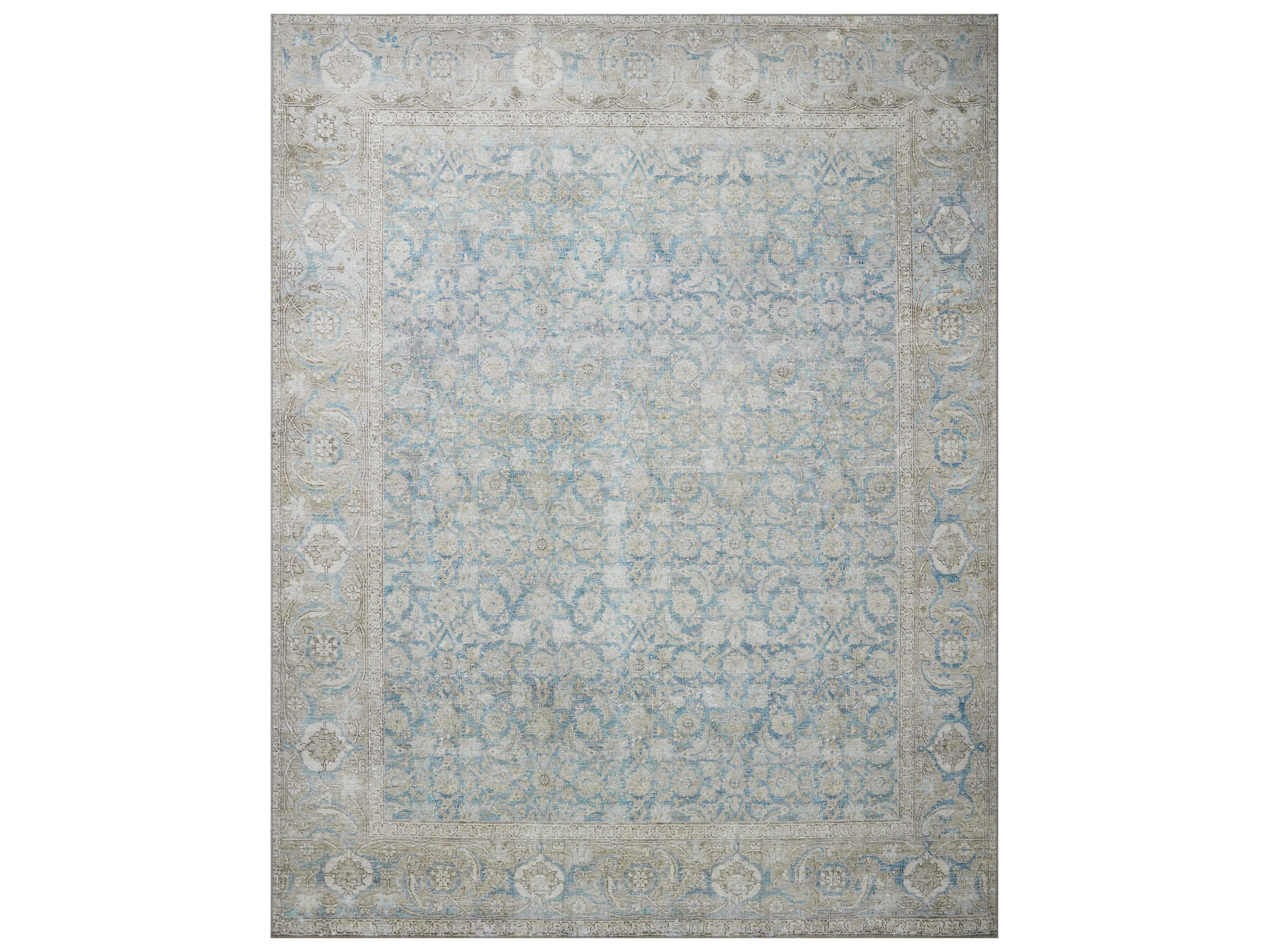 Loloi II Rugs Wynter Ocean / Silver Rectangular Runner Area Rug