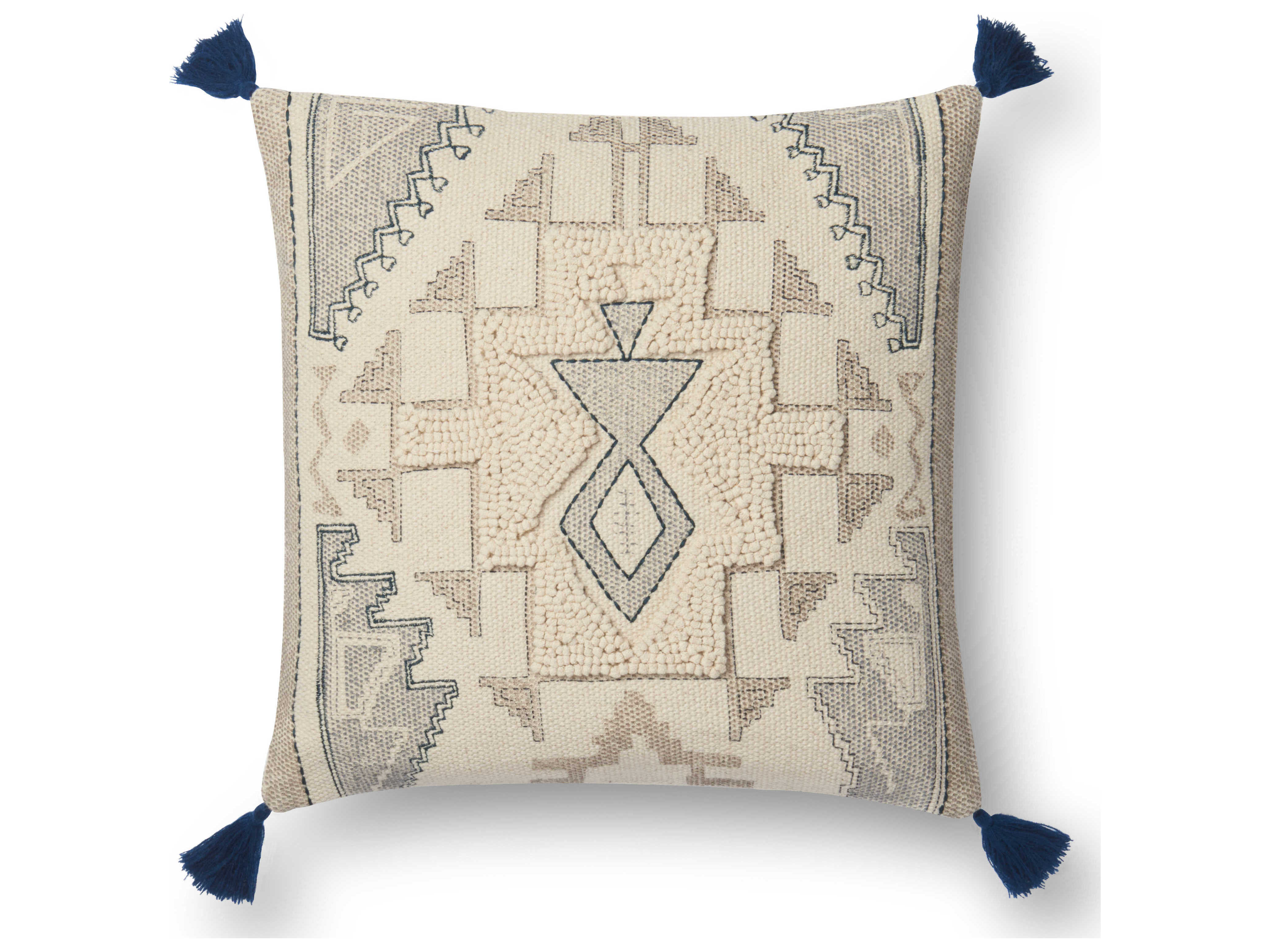 Loloi Rugs P0540 Multi 18'' Square Pillow (Sold in 4) LLP0540ML00PIL1