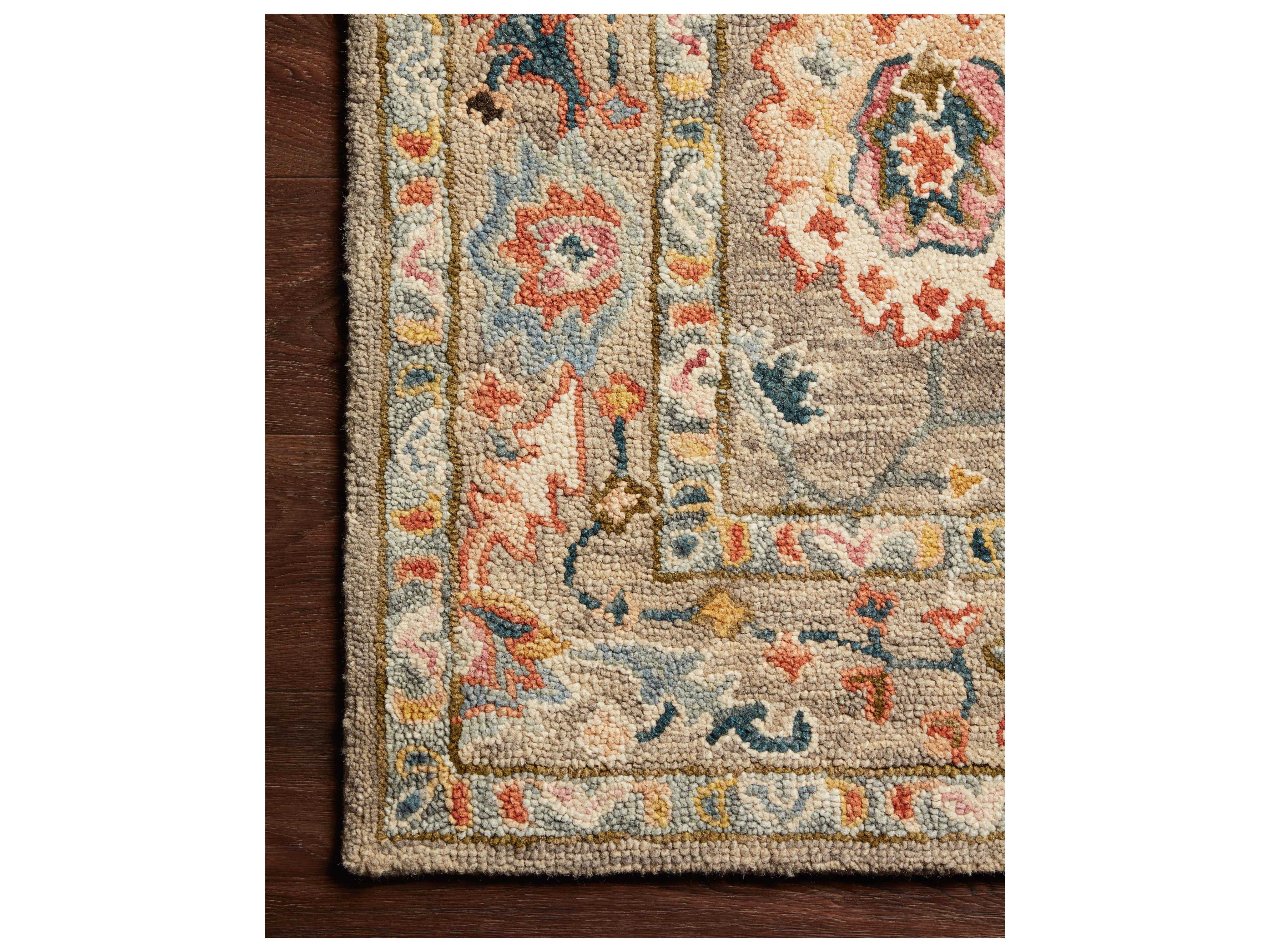Loloi Rugs Padma Bordered Area Rug LLPADMPMA01GYML