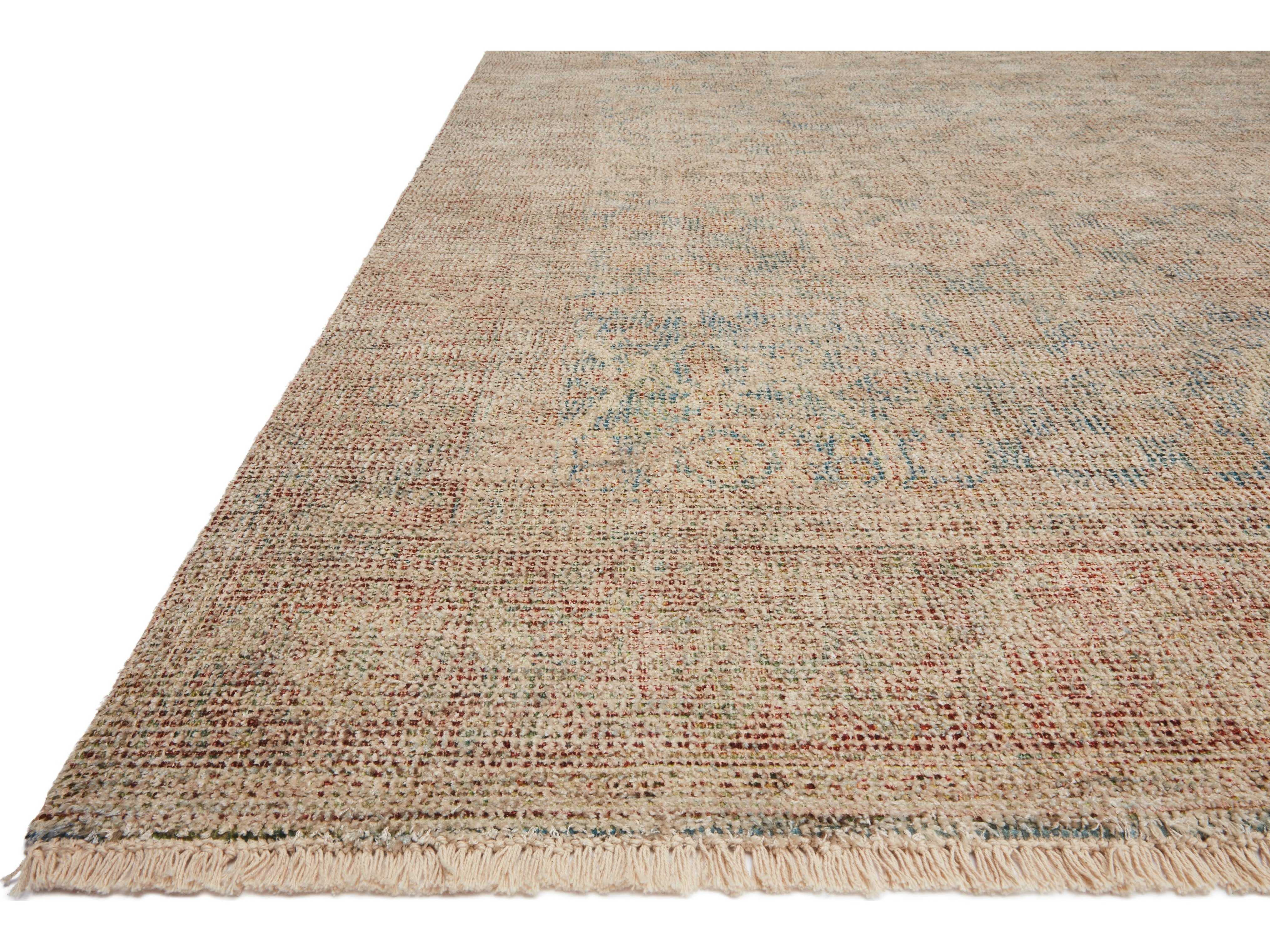 Loloi Rugs Priya Denim / Rust Rectangular Area Rug LLPRIYPRY06DERU