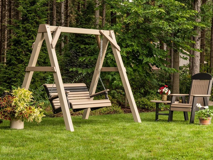 LuxCraft Recycled Plastic Swing 4PPSSET