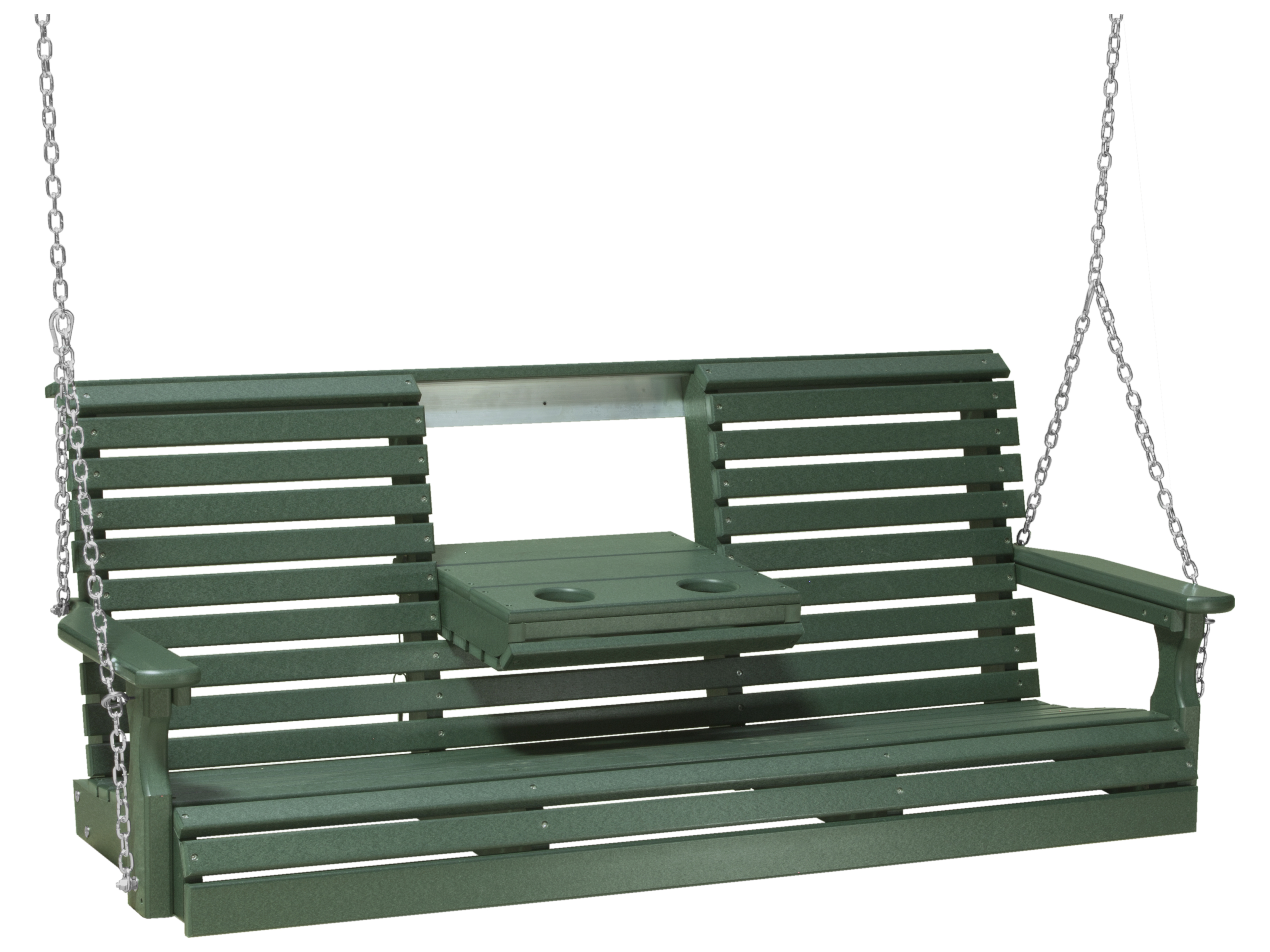 LuxCraft Recycled Plastic 5' Plain Swing LUX5PPS