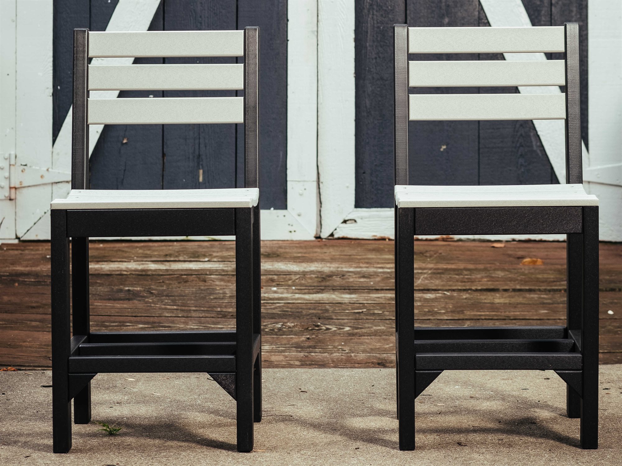 LuxCraft Recycled Plastic Bar Set ISCBARCHAIRSET