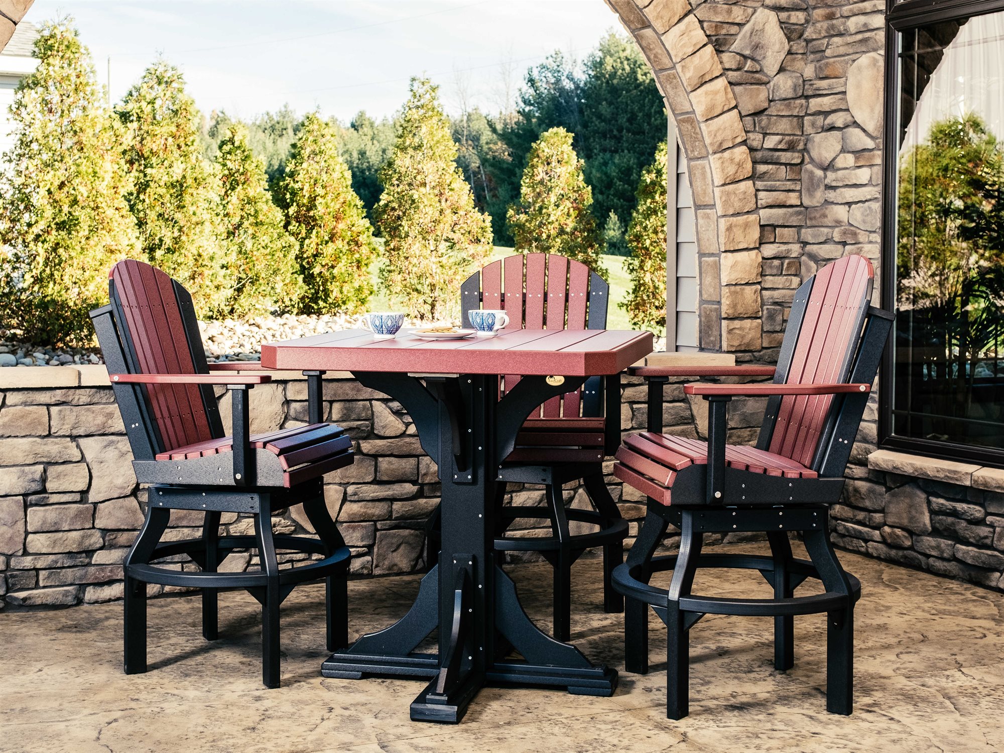 LuxCraft Recycled Plastic Bar Set LUXP41STBARSET7