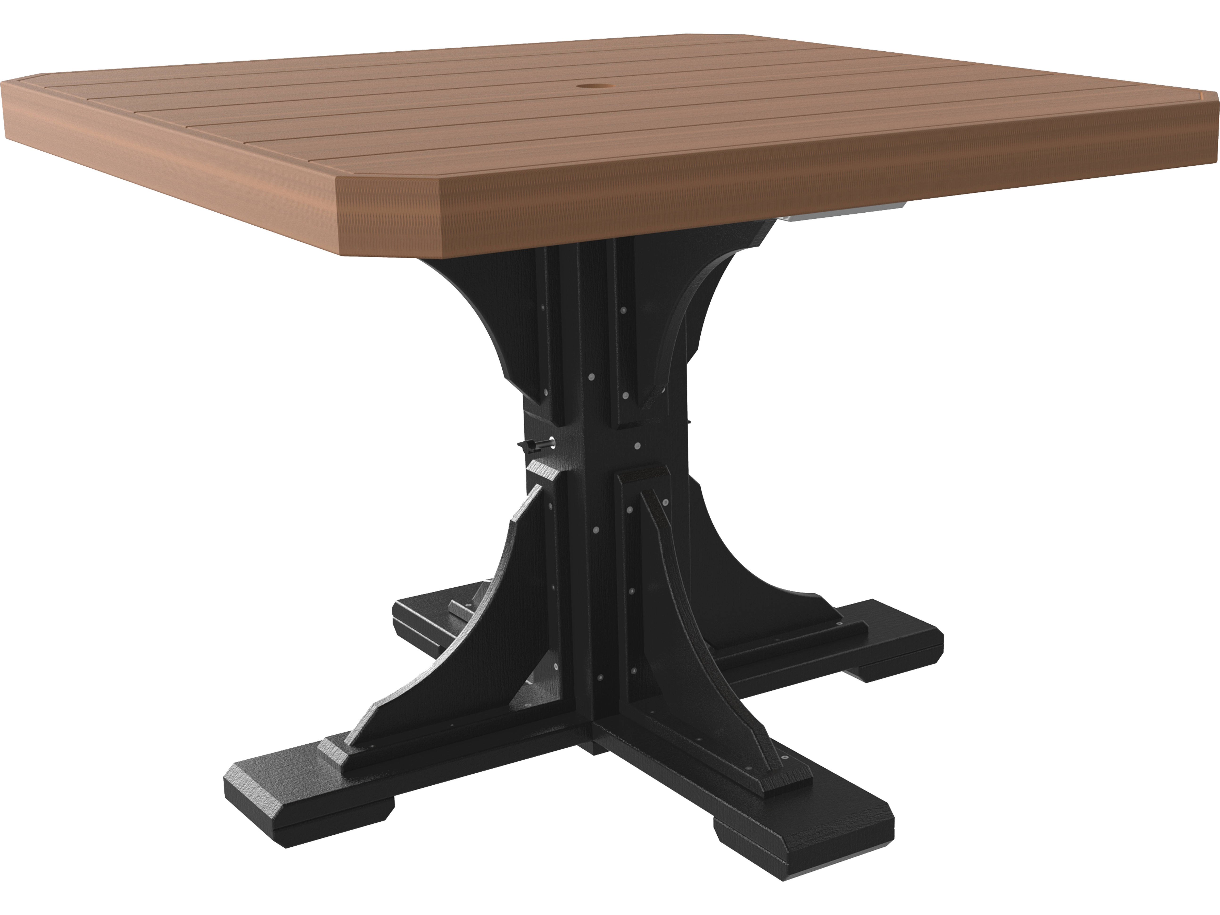 Square Outdoor Coffee Table With Umbrella Hole Oxford Garden Eiland