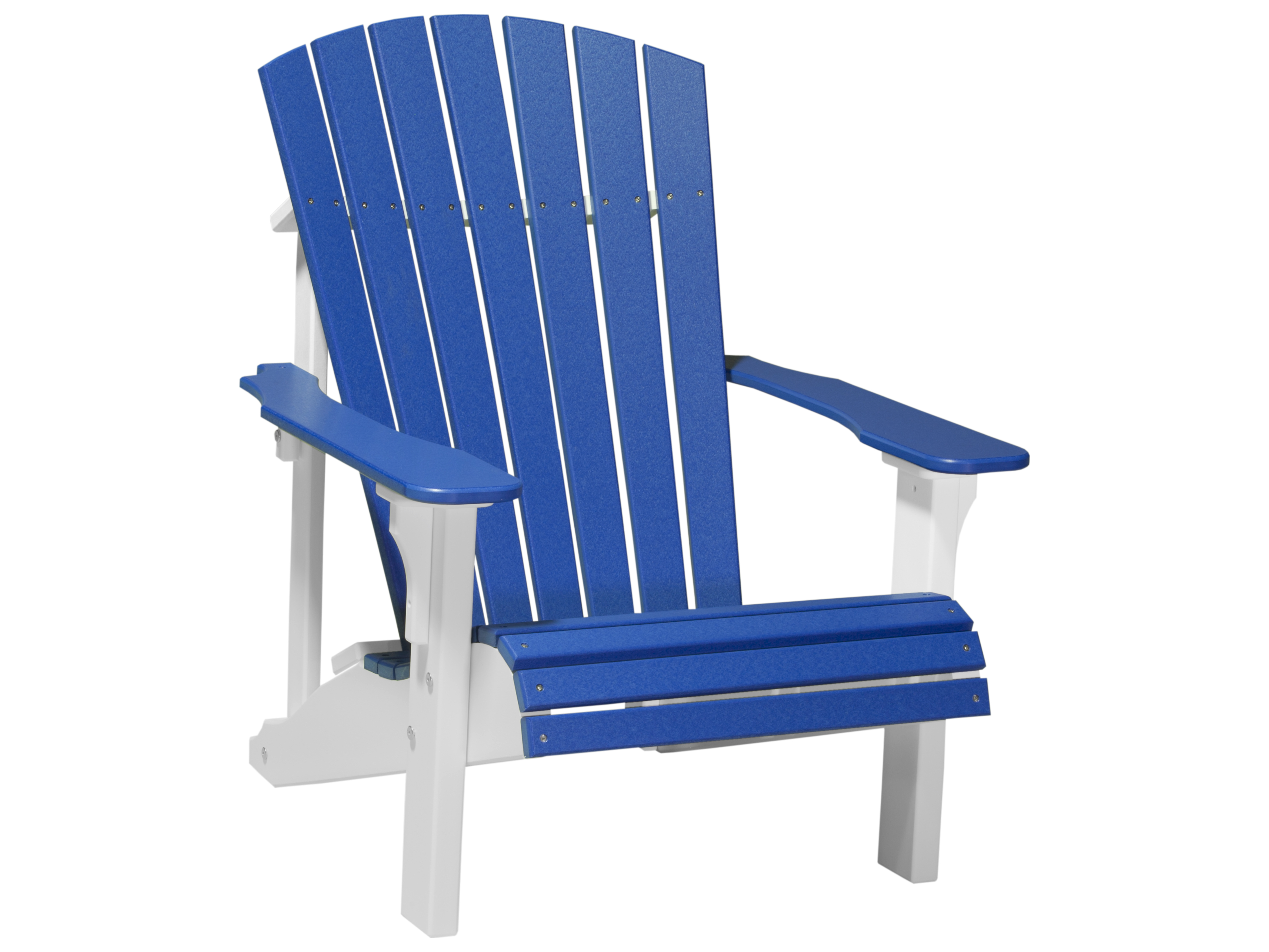 LuxCraft Recycled Plastic Deluxe Adirondack Chair LUXPDAC