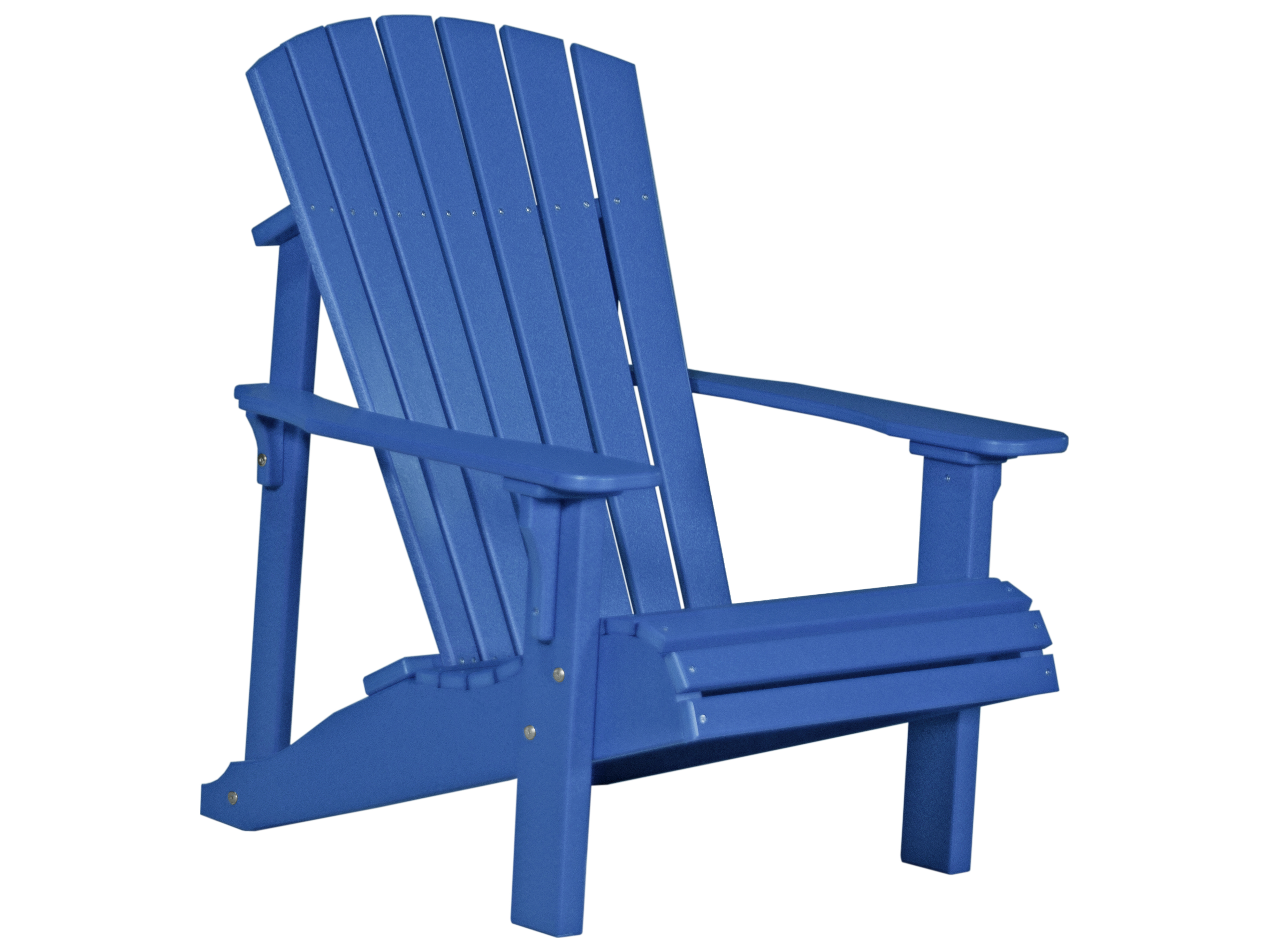 LuxCraft Recycled Plastic Deluxe Adirondack Chair LUXPDAC