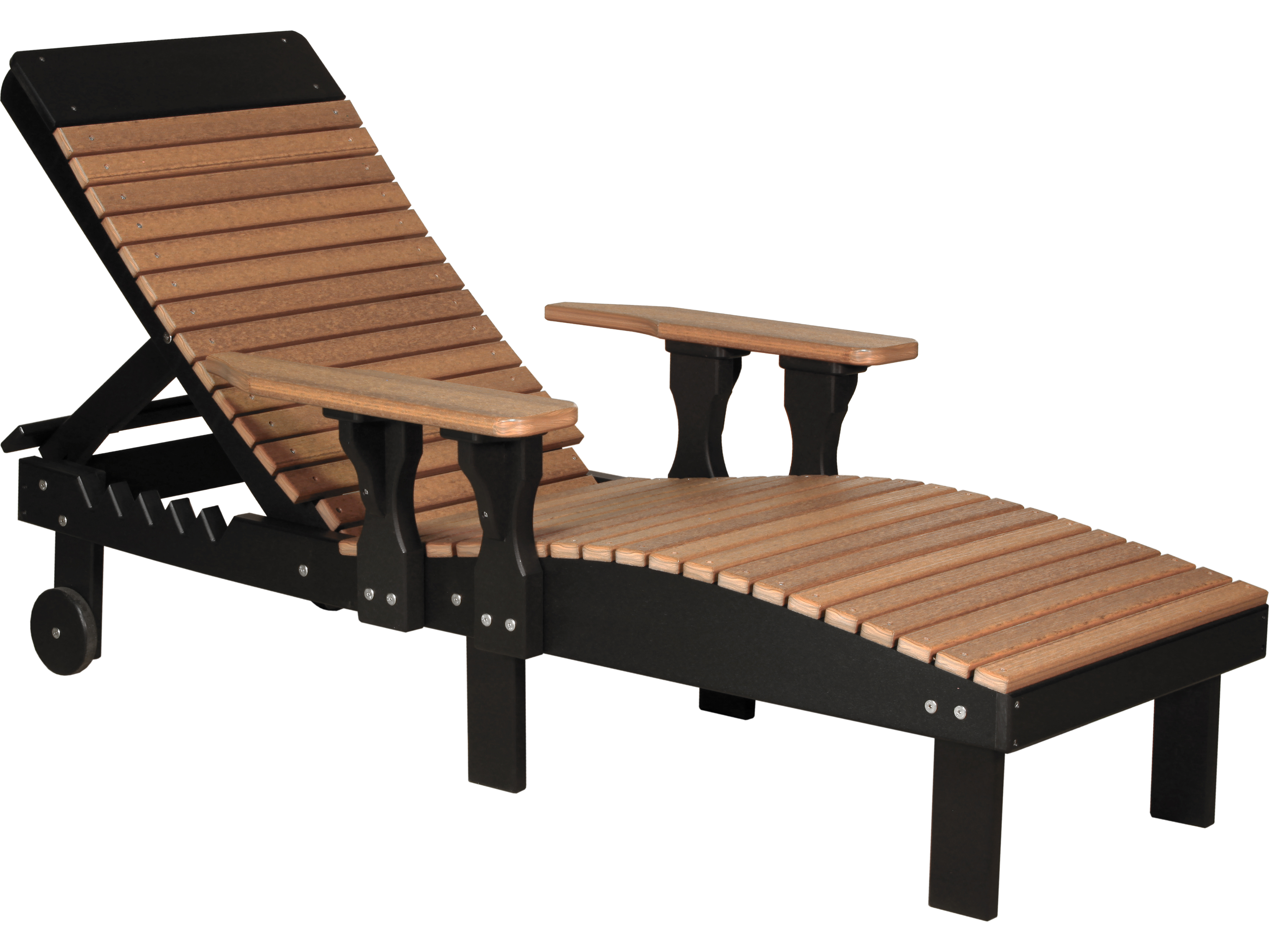 LuxCraft Recycled Plastic Outdoor Patio Chaise Lounge LUXPLC