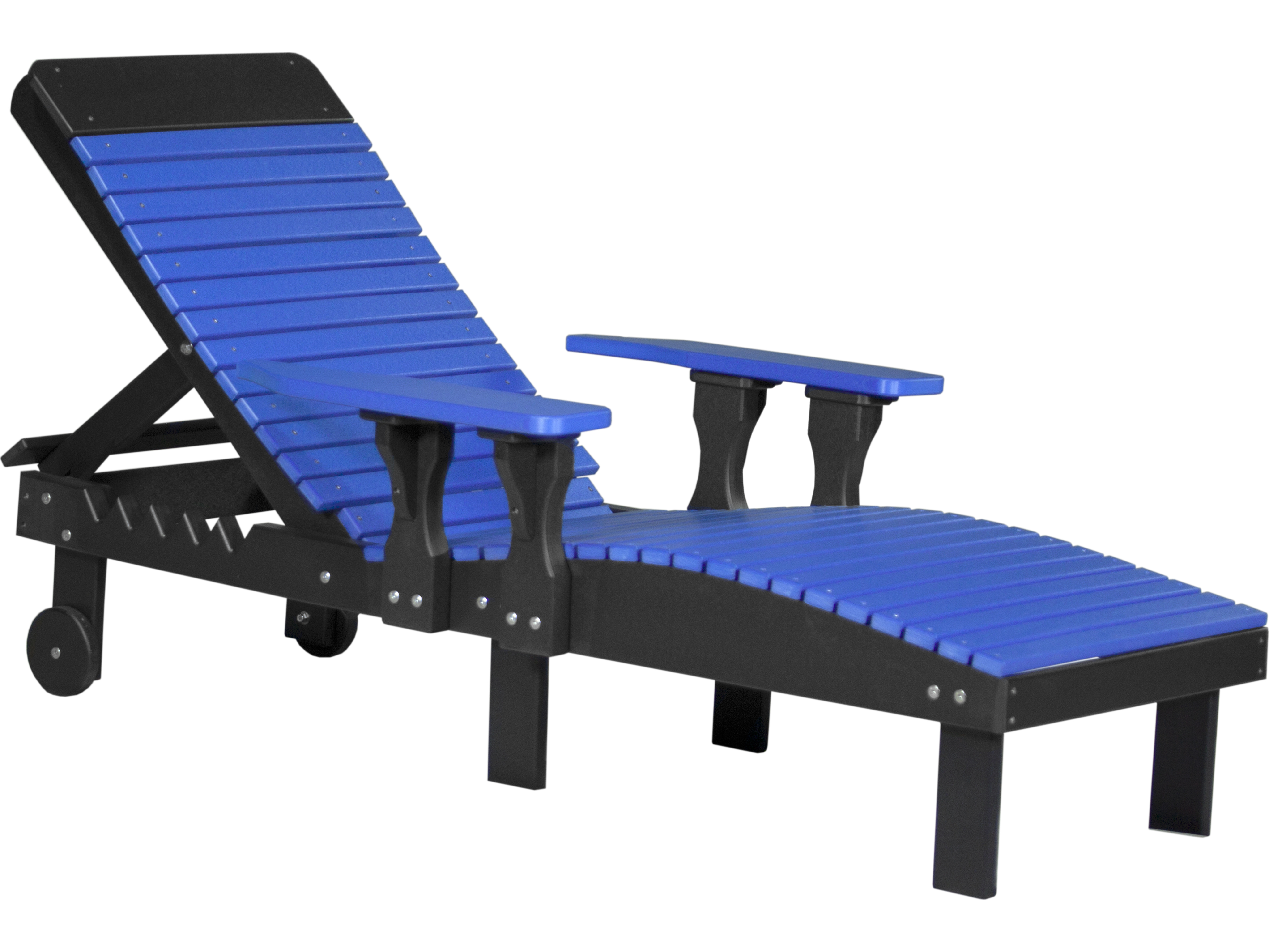 Recycled Plastic Chaise Lounge Chairs LuxCraft Recycled Plastic Chaise Lounge LUXPLC