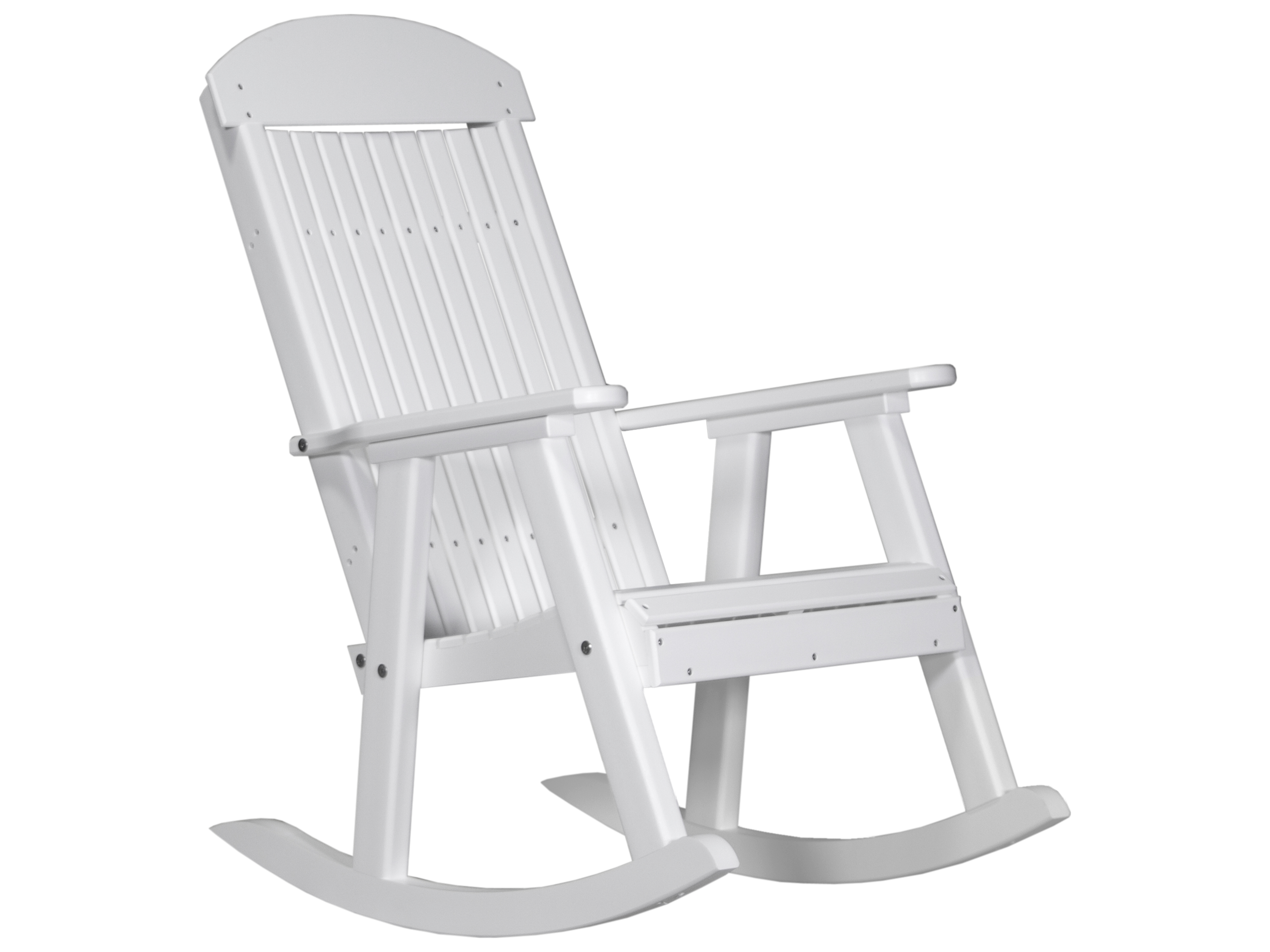 LuxCraft Recycled Plastic Porch Patio Rocker LUXPPR
