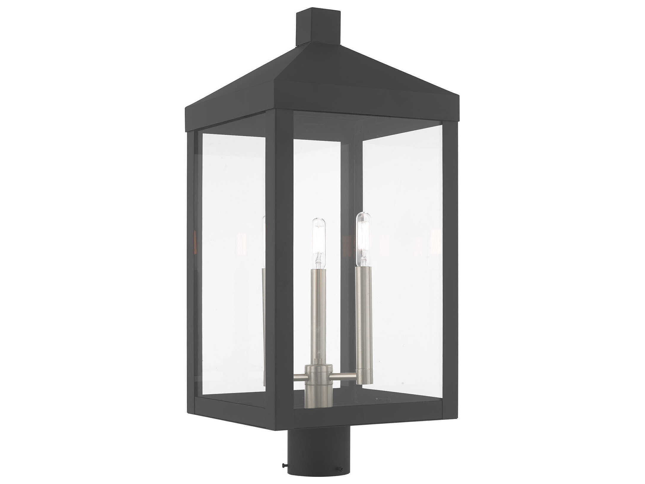 Livex Lighting Nyack 3 Light 11'' Outdoor Post Light LV2058676