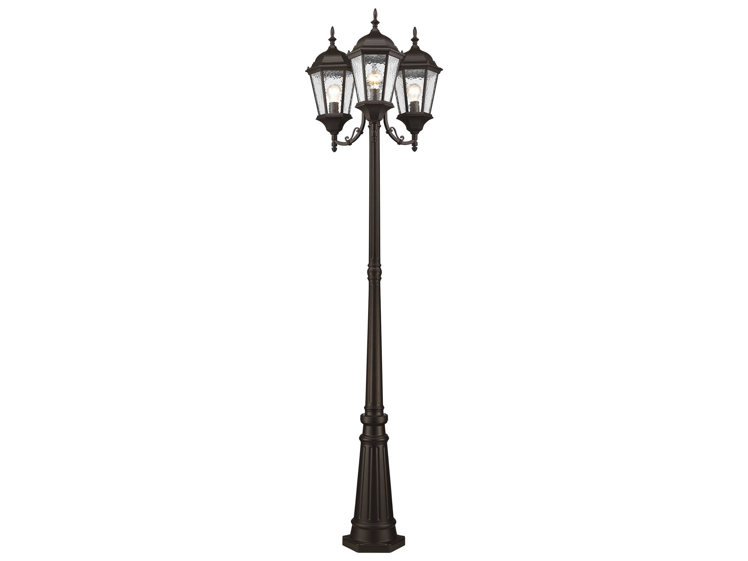 Livex Lighting Hamilton 3 Light Outdoor Post Light LV755307