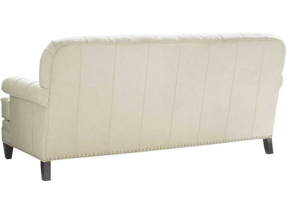 Lexington Oyster Bay 74" Arlington Leather Upholstered Loveseat