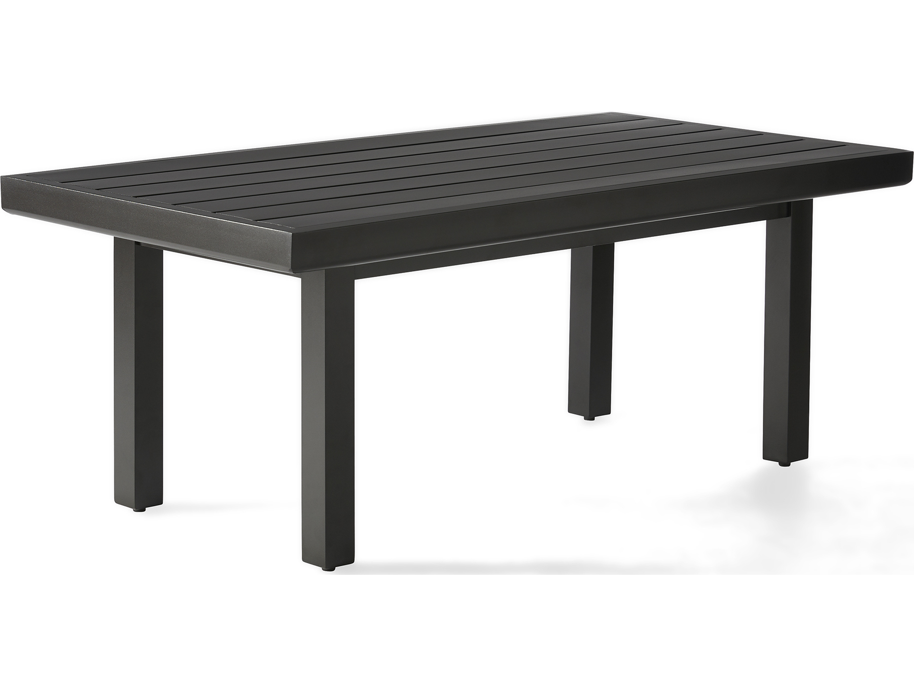 Mallin Trinidad Rectangular Slatted Top Outdoor Coffee Table MAL3C248