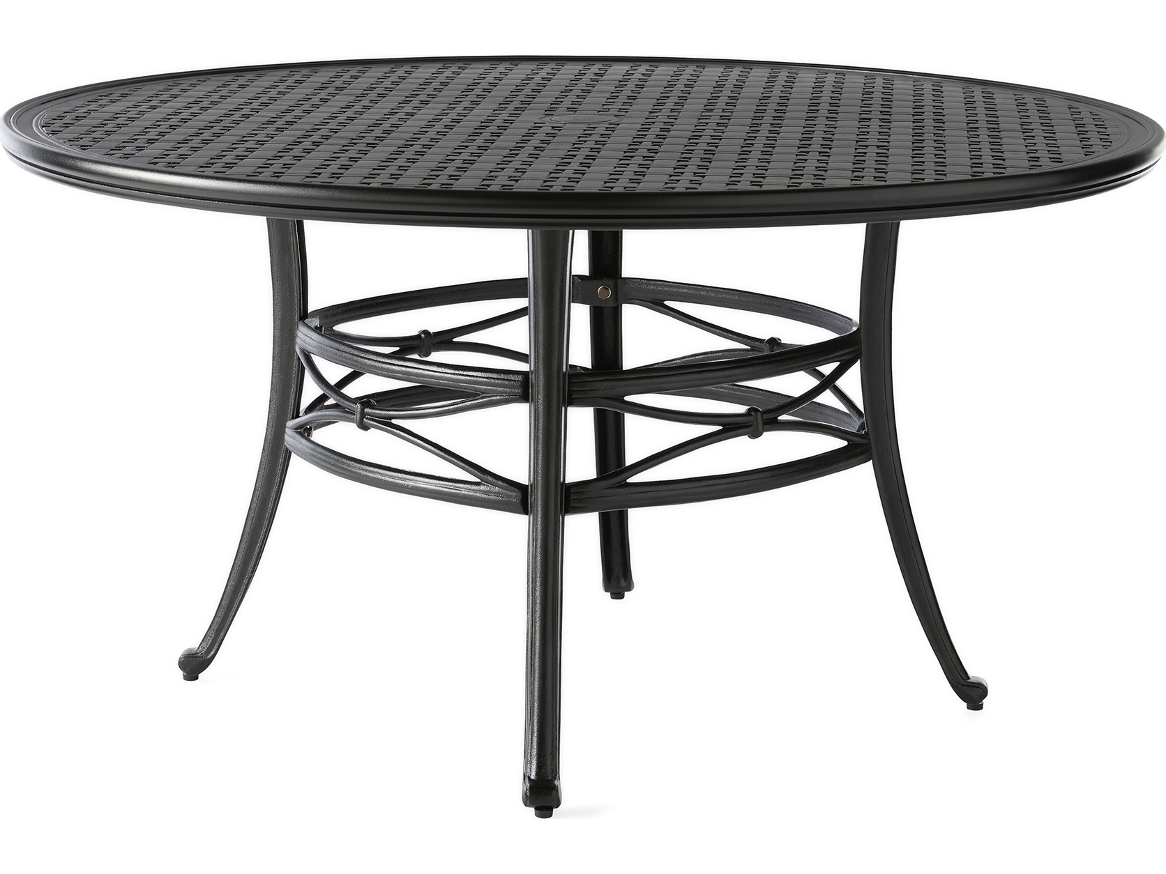 Mallin Napa Round Outdoor Dining Table with Umbrella Hole MAL9054U
