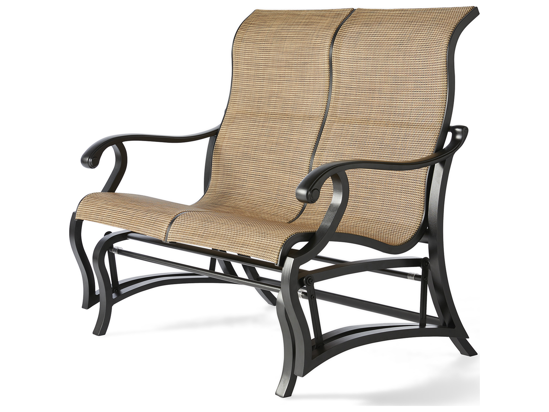 Mallin Volare Sling Cast Aluminum Loveseat MALVO157