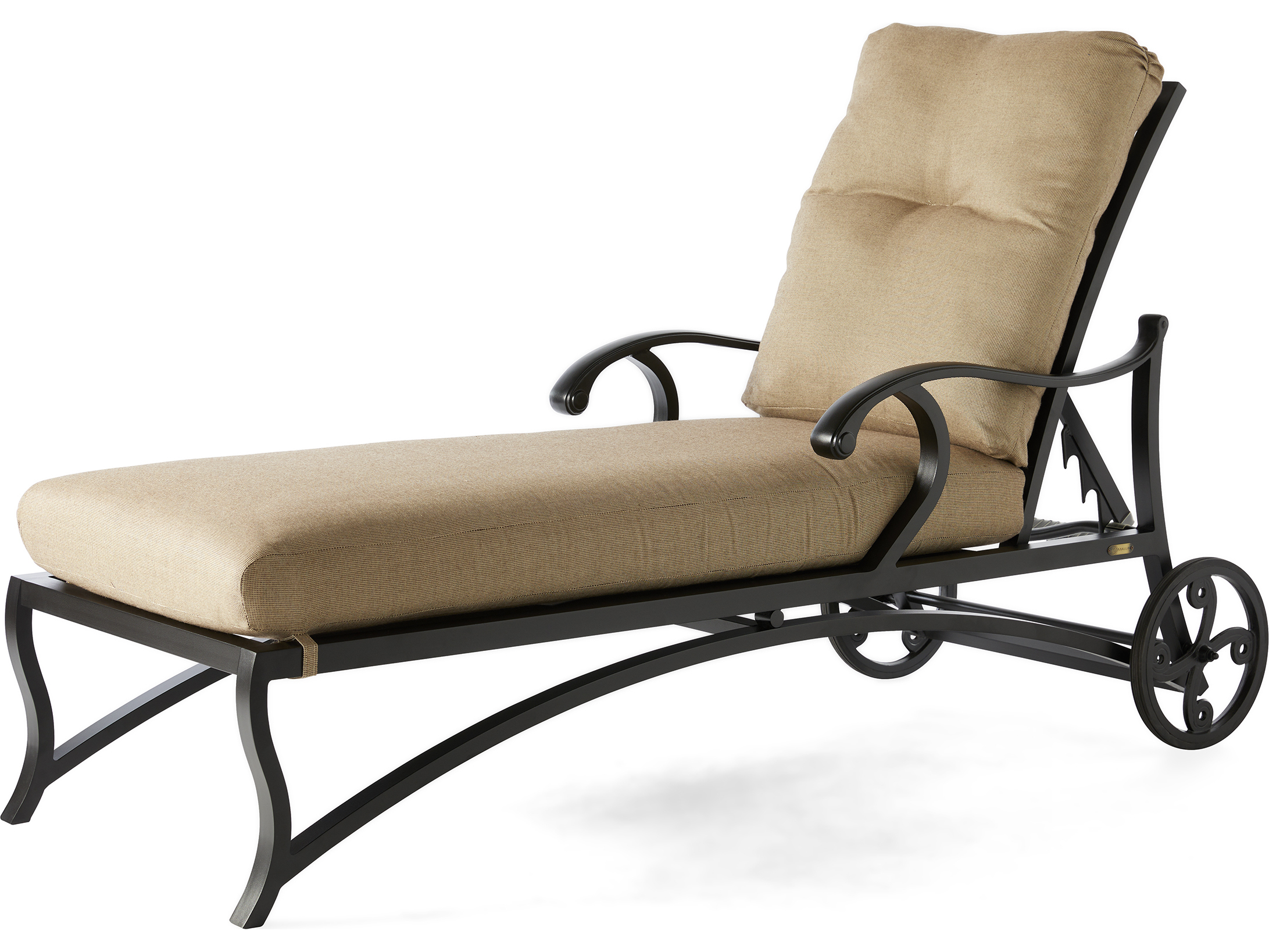 Mallin Volare Cushion Cast Aluminum Chaise Lounge MALVO815
