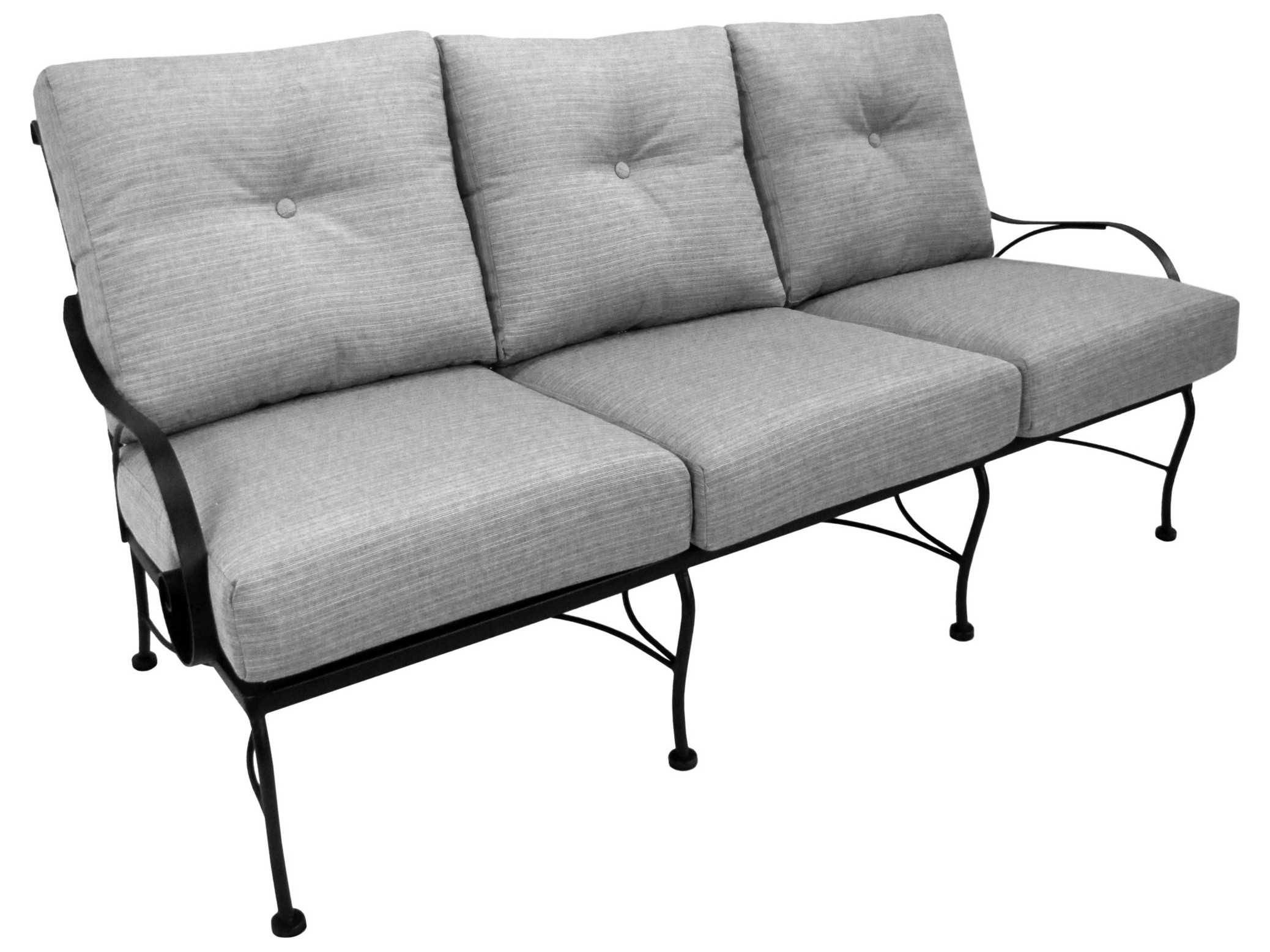 Meadowcraft Monticello Wrought Iron Deep Seating Sofa ... (2076 x 1557 Pixel)