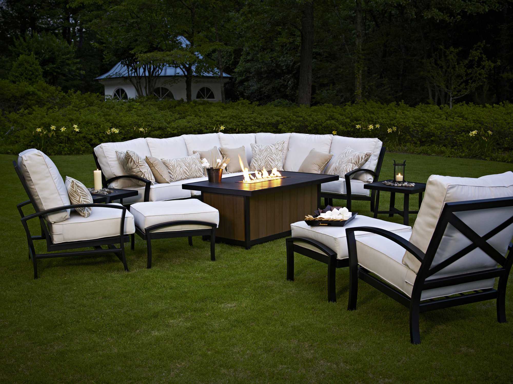 Meadowcraft Maddux Wrought Iron End Table Base 441237001