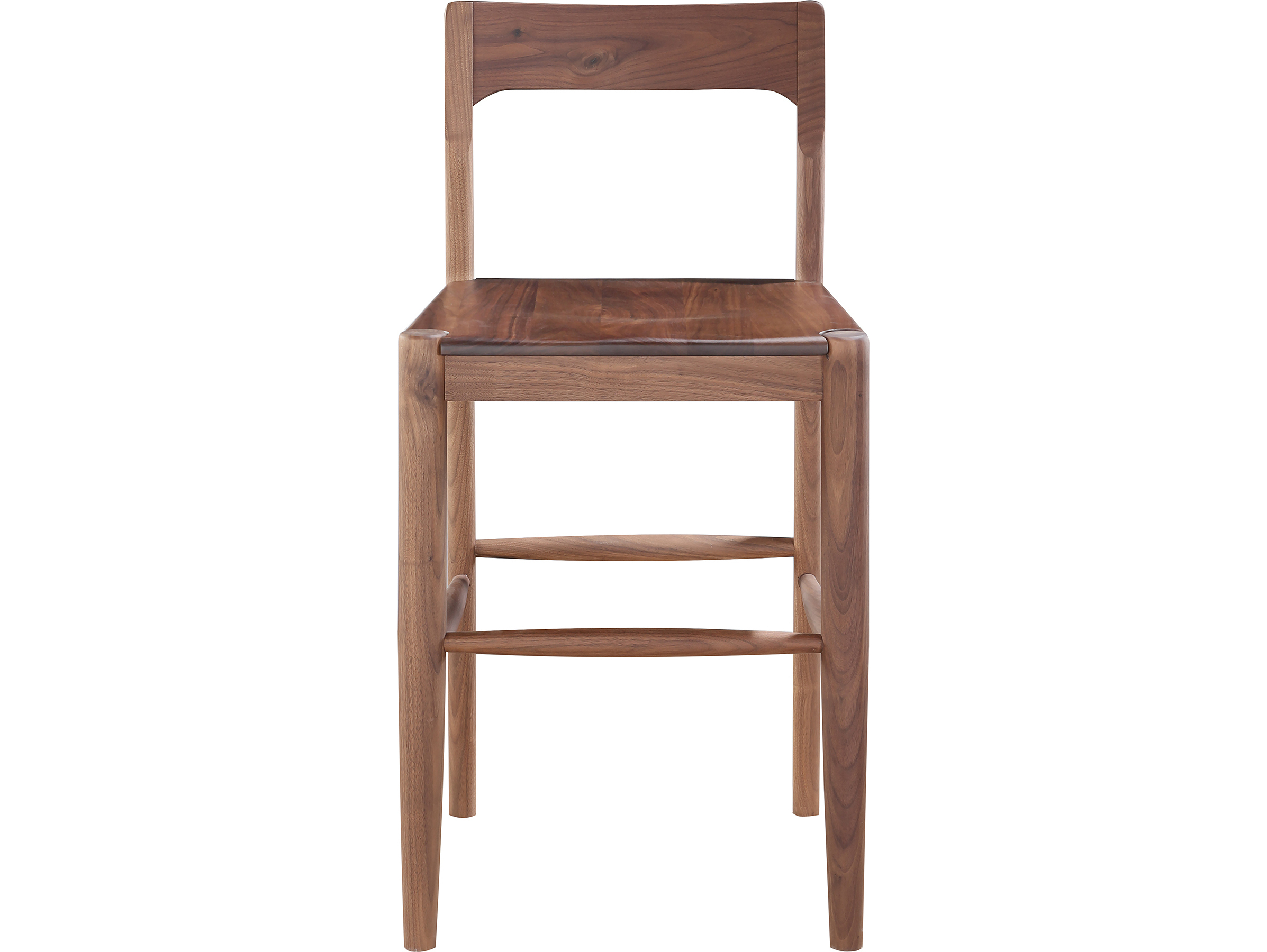 Moe's Home Owing Walnut Wood Counter Stool MEBC112403