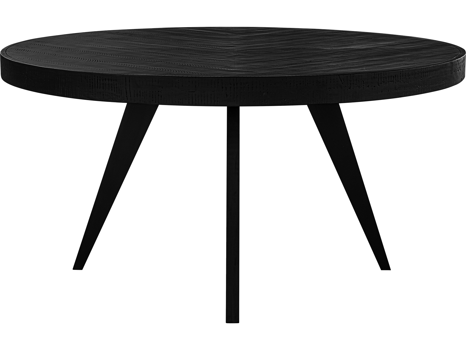 Moe's Home Parq Round Wood Black Dining Table METL102902