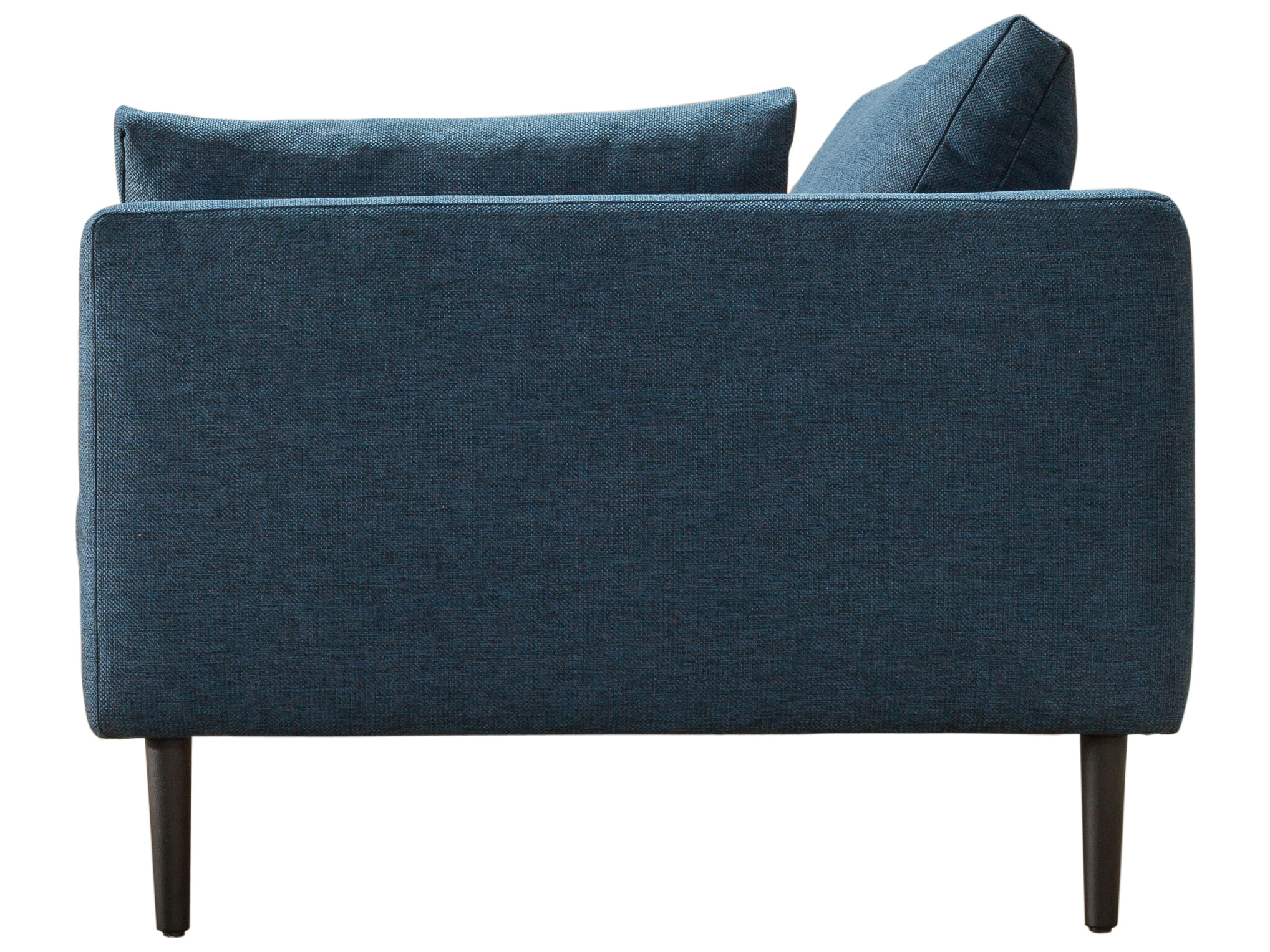 Moe's Home Collection Raval Dark Blue Sofa Couch MEWB100419
