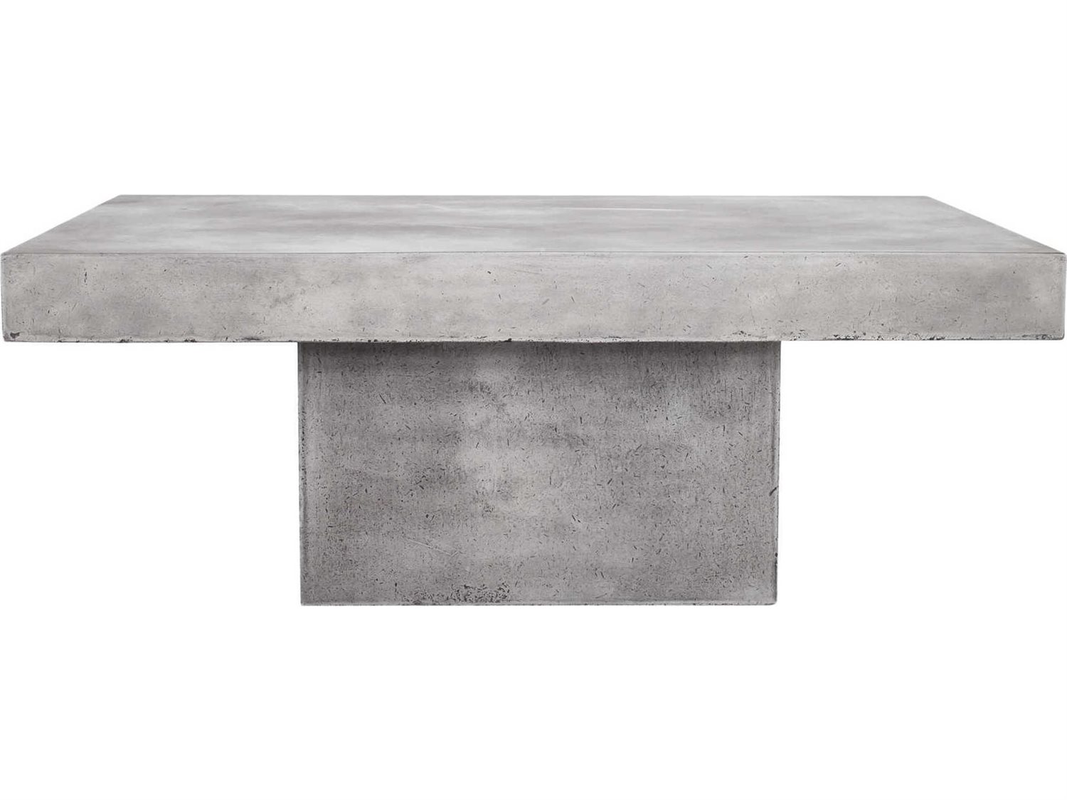 Moe's Home Outdoor Dark Grey 31'' Concrete Rectangular Coffee Table