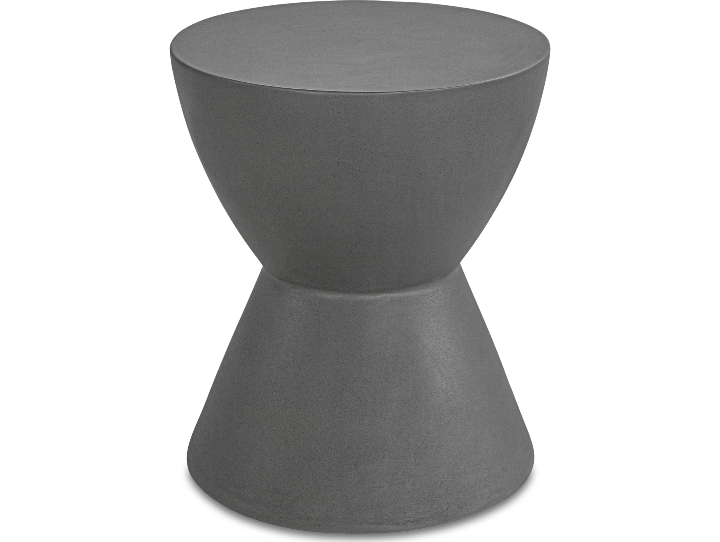 Moe's Home Outdoor Dark Grey Concrete Stool MHOBQ102225