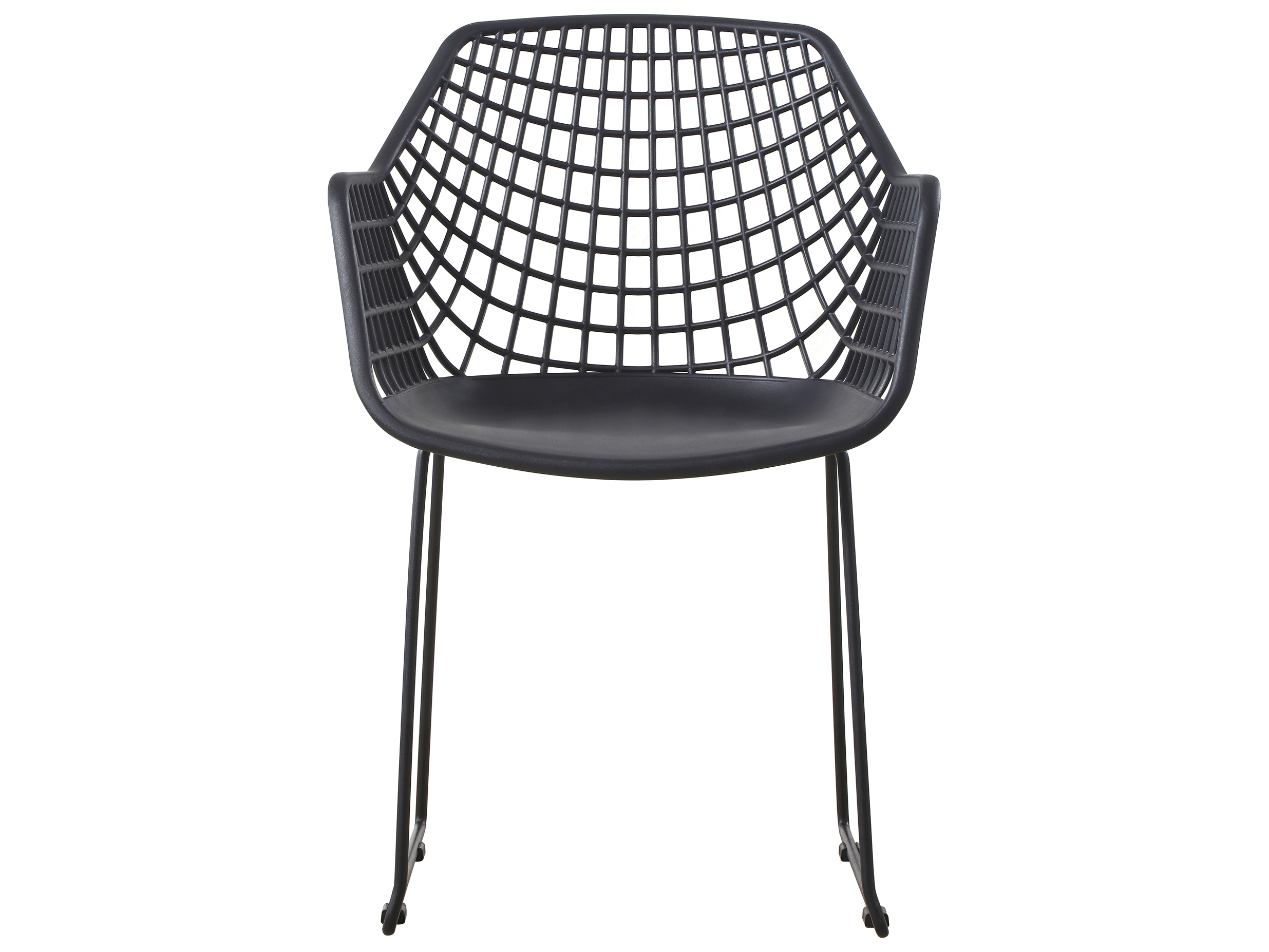 Moe's Home Outdoor Honolulu Black Arm Dining Chair (Sold in 2
