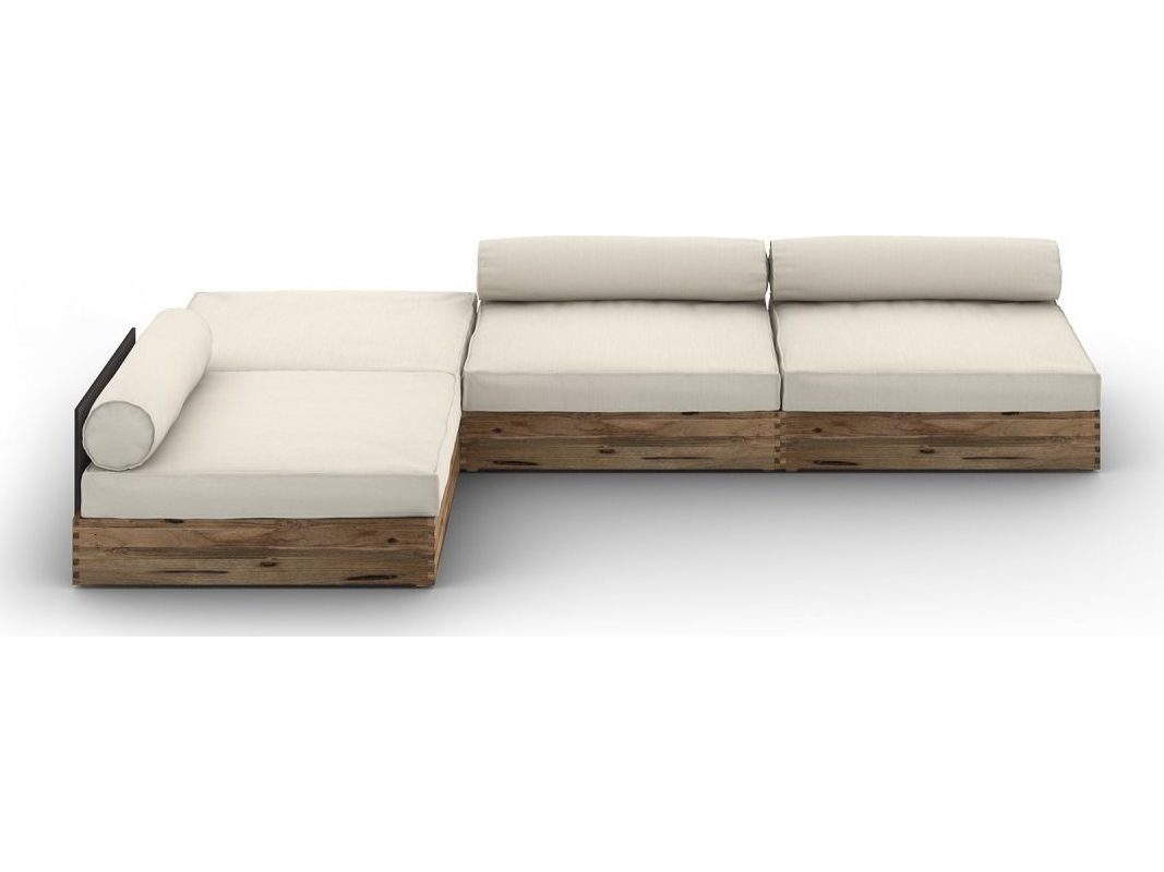 MamaGreen Aiko Teak Cushion Lounge Set MMGAIKCO3