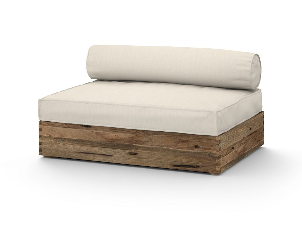 MamaGreen Aiko Quick Ship Teak Cushion Modular Lounge Chair