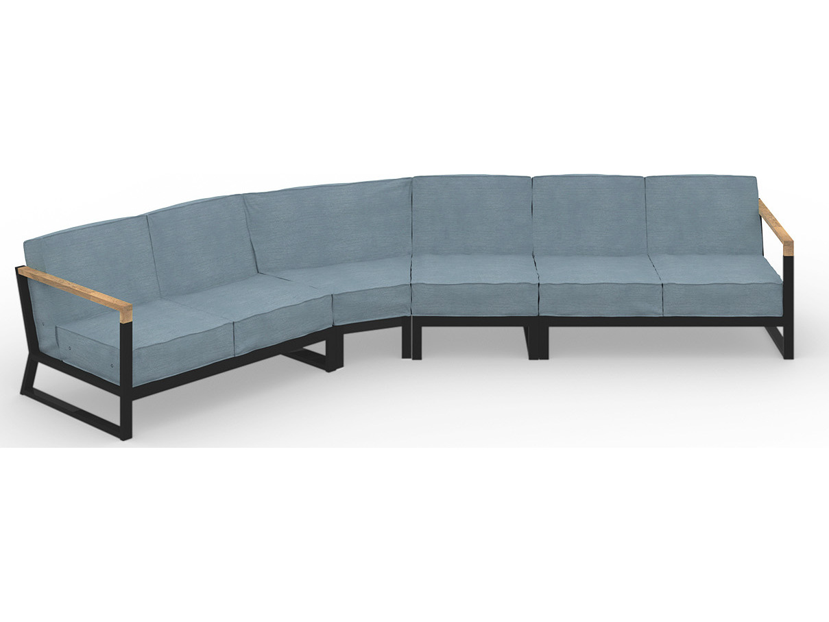 MamaGreen Bondi Beau Aluminum Sectional Lounge Set BBECO2