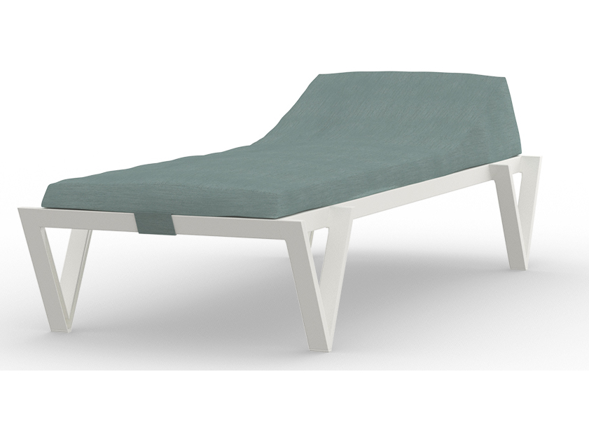 MamaGreen Bondi Aluminum Sunbed Chaise Lounge (Ledge) MMGBND054