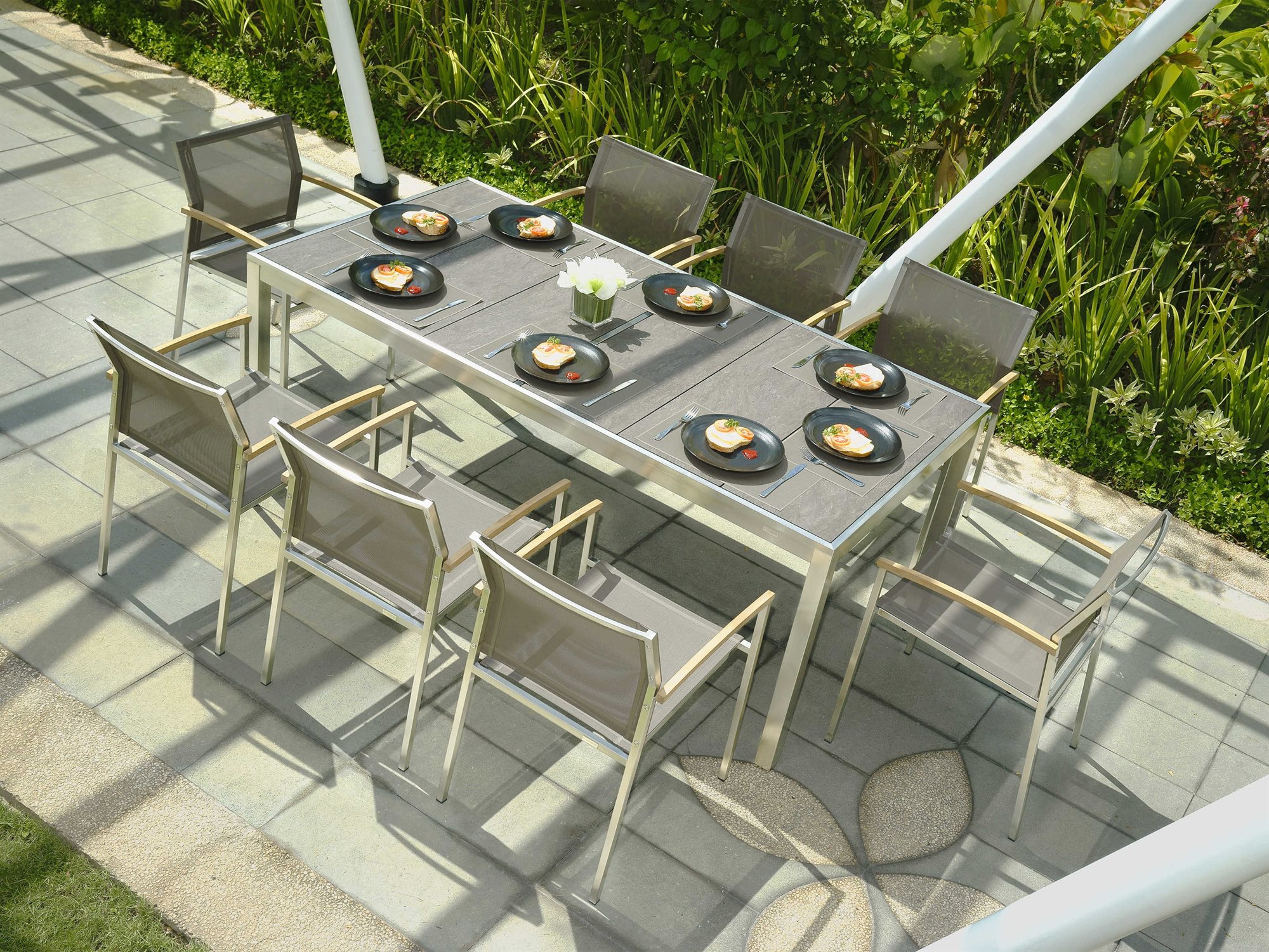 Mamagreen Zix Steel Dining Set MZ430SET